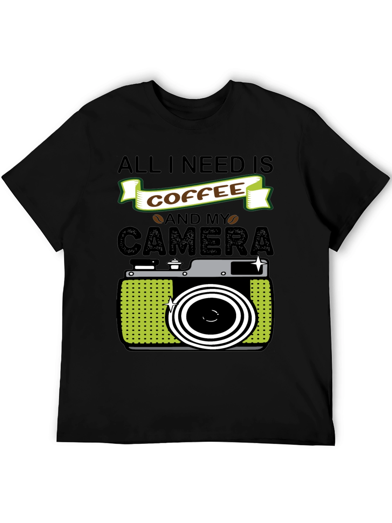 Coffee & Camera T-Shirt - Photographers Tee