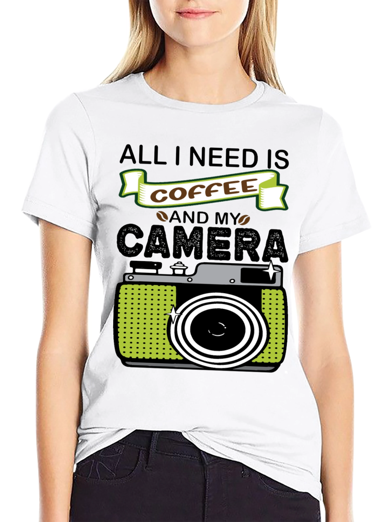 Coffee & Camera T-Shirt - Photographers Tee