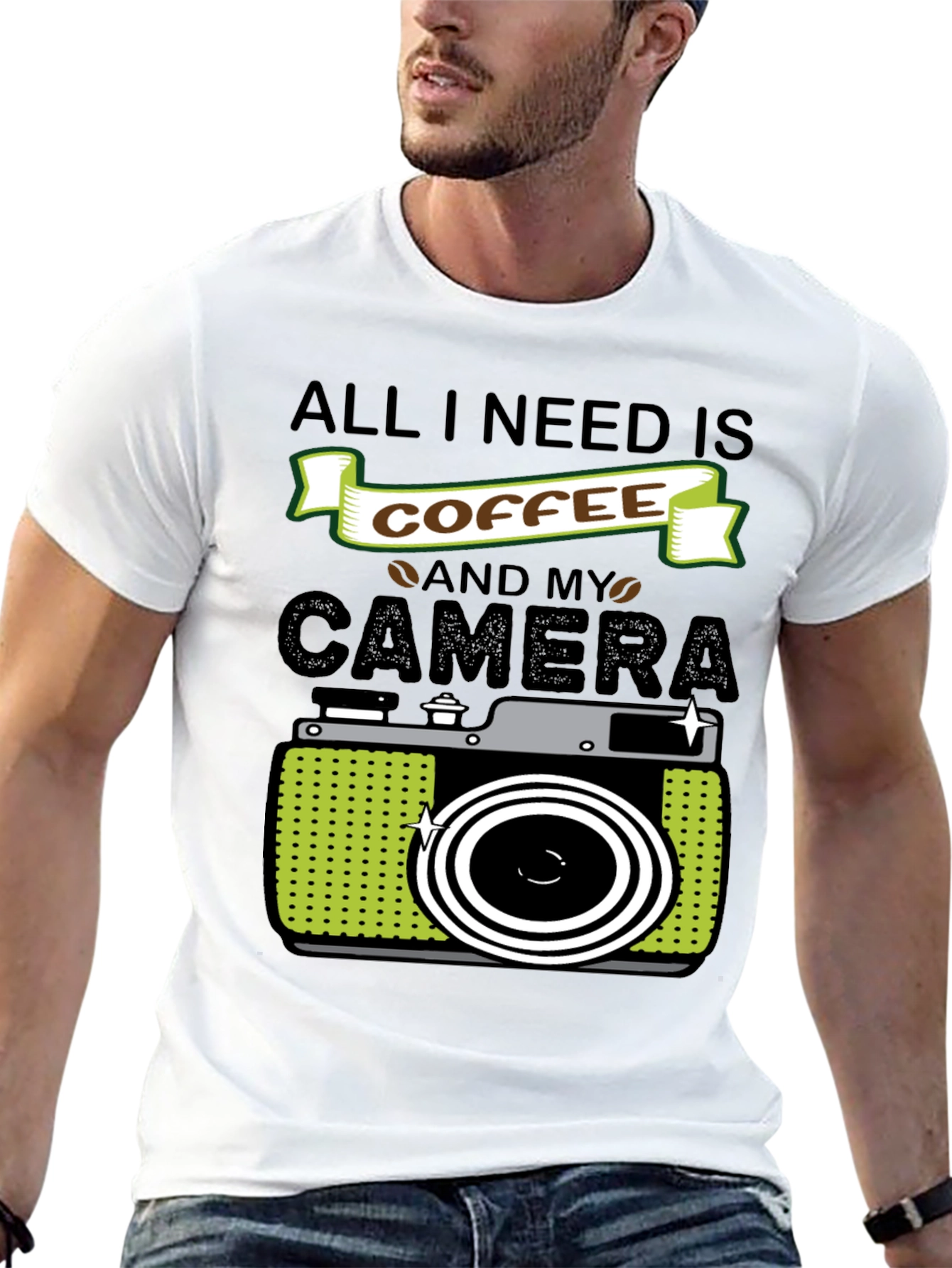 Coffee & Camera T-Shirt - Photographers Tee