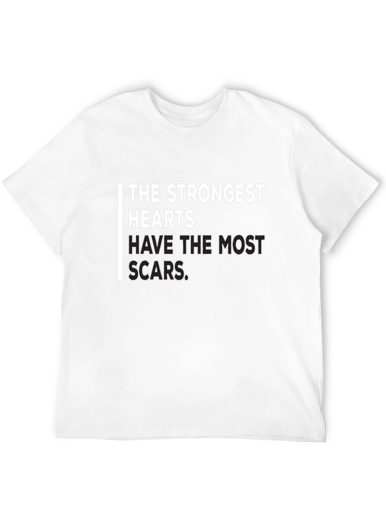 Strongest Hearts Graphic T-Shirt - Inspirational Quote Tee