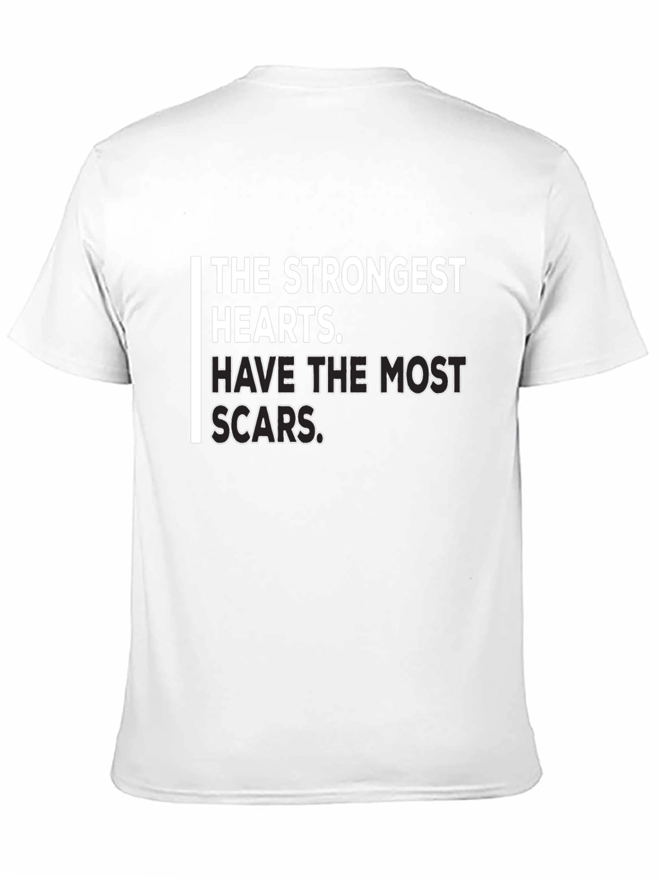 Strongest Hearts Graphic T-Shirt - Inspirational Quote Tee