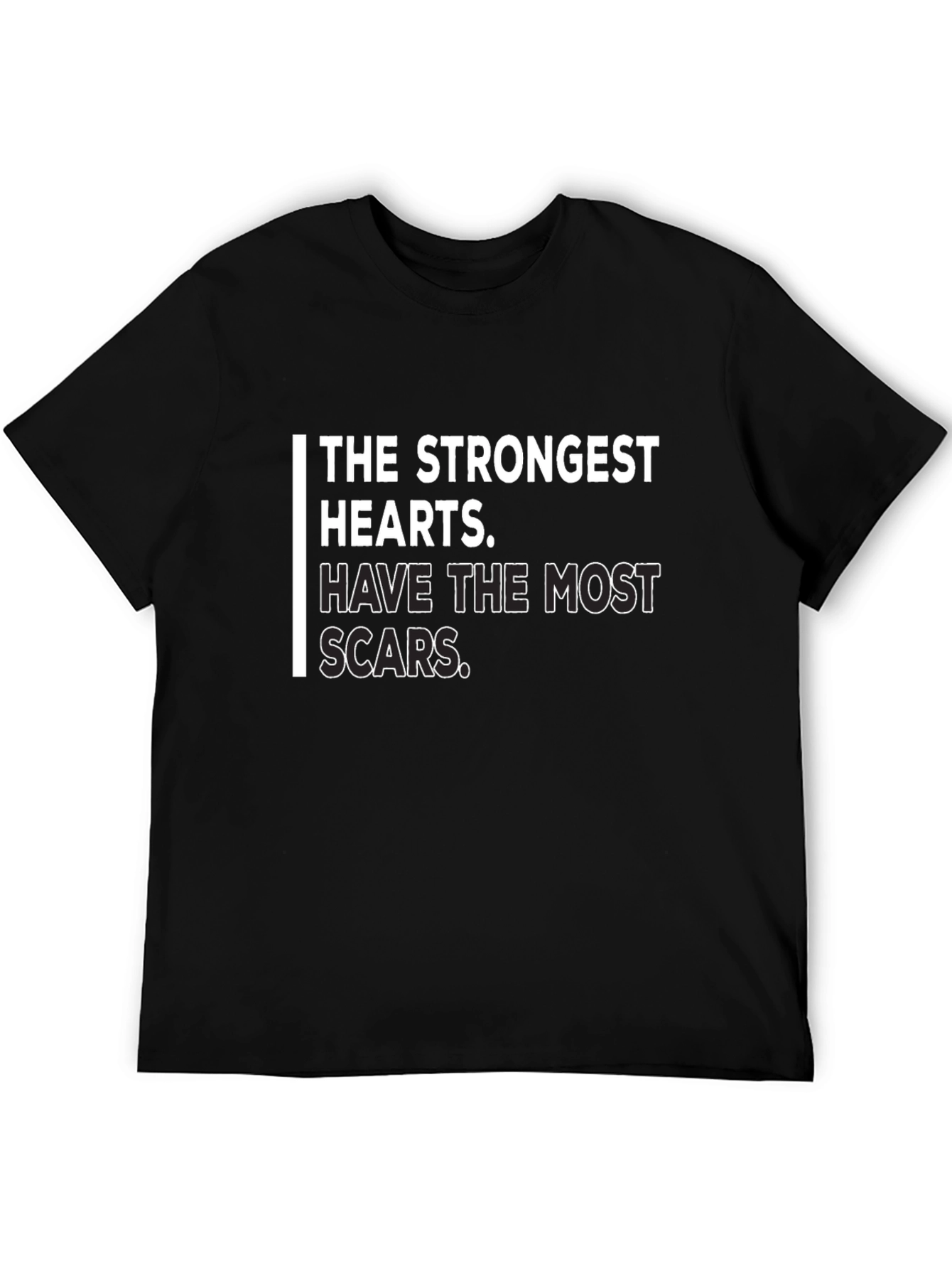 Strongest Hearts Graphic T-Shirt - Inspirational Quote Tee