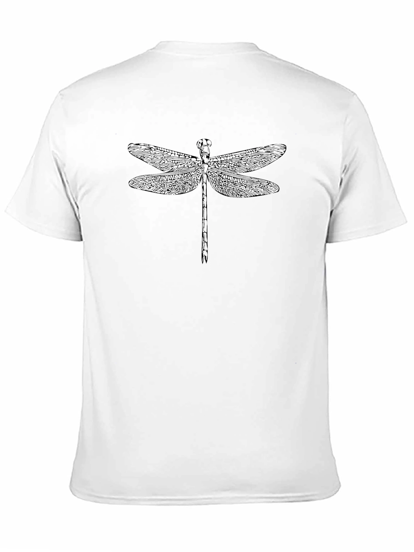 Dragonfly Graphic Tee - Stylish Black T-Shirt