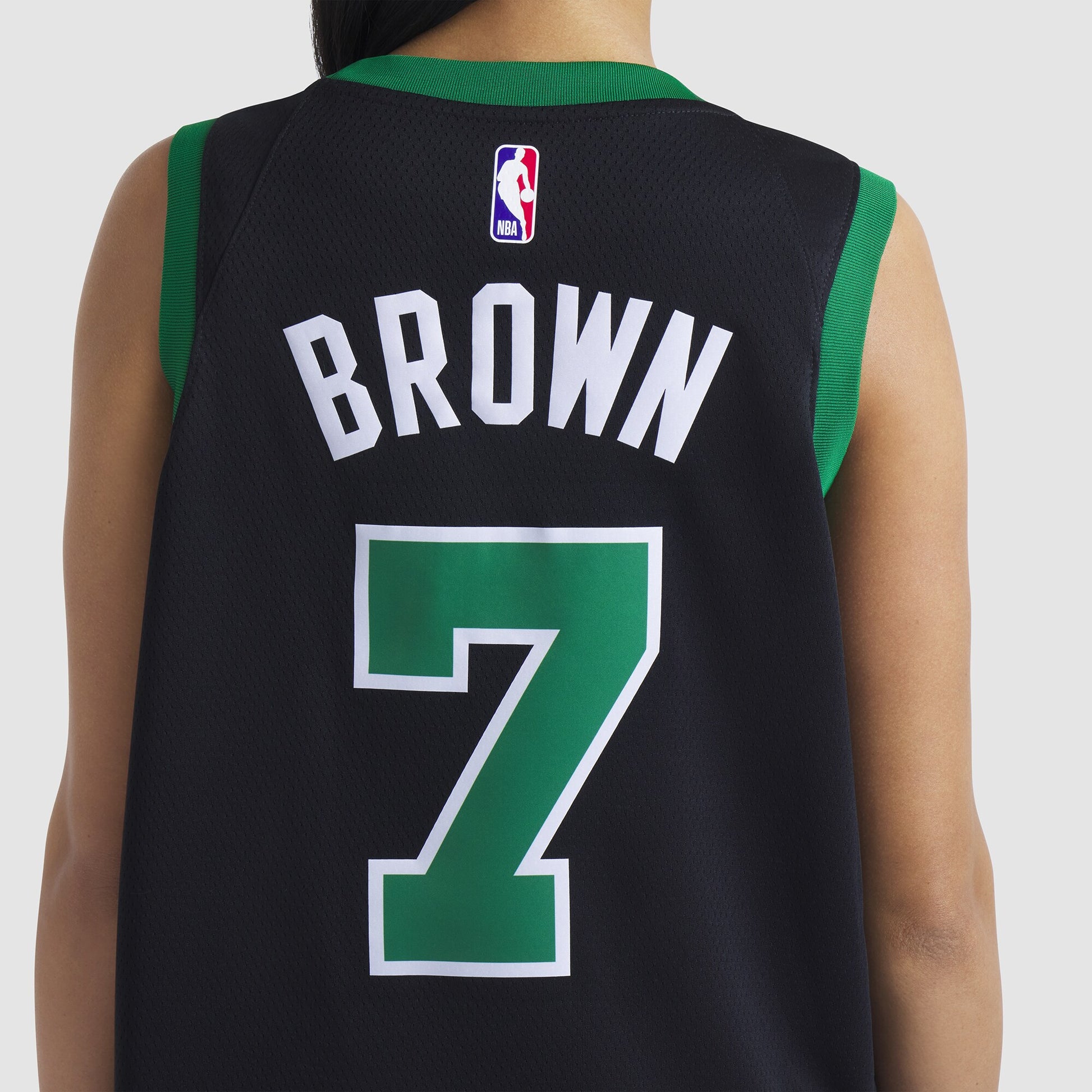 Unisex Boston Celtics Jaylen Brown Jordan Brand Black Swingman Jersey - Statement Edition