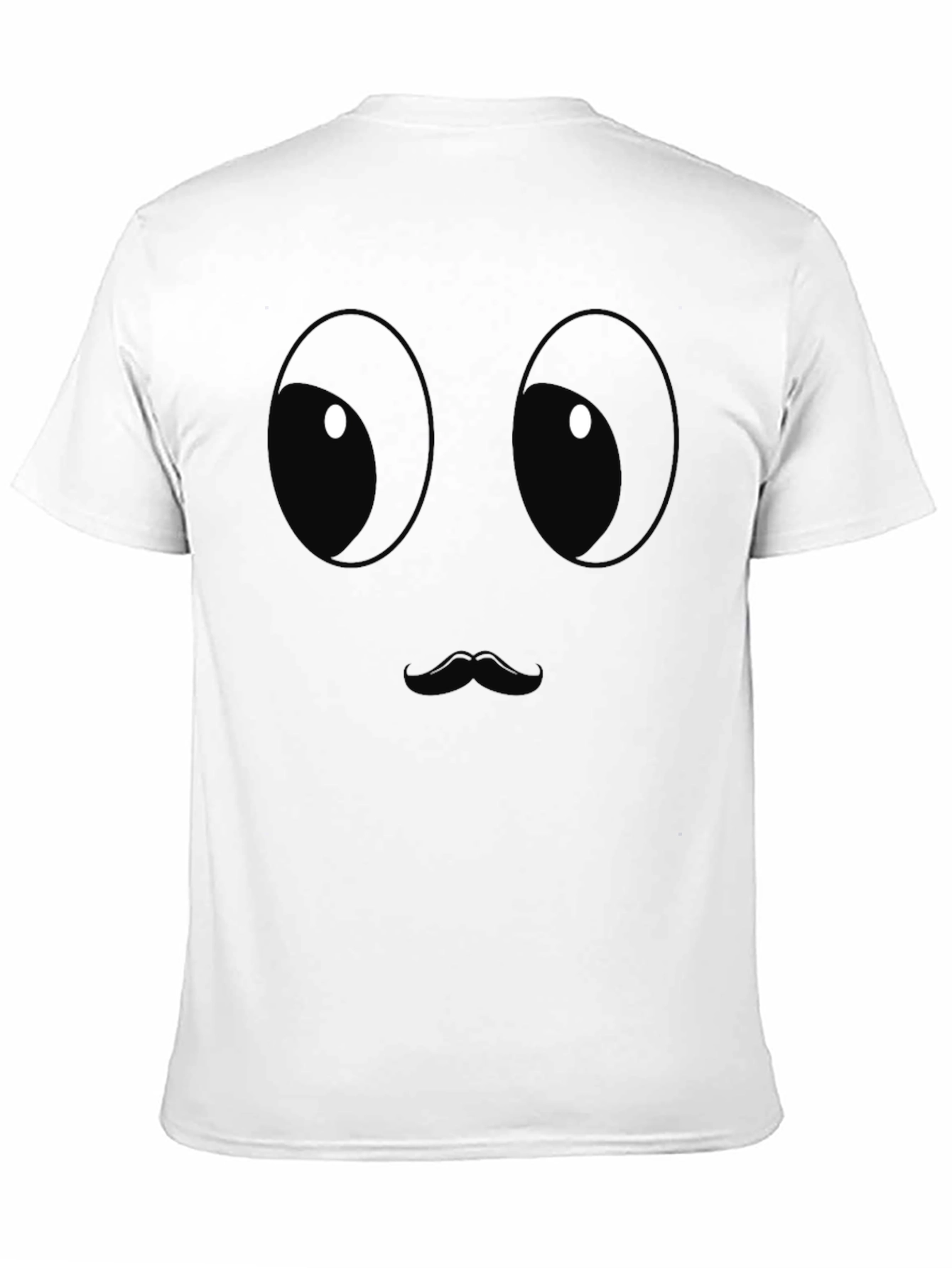 Funny Face Graphic Print T-Shirt - Black