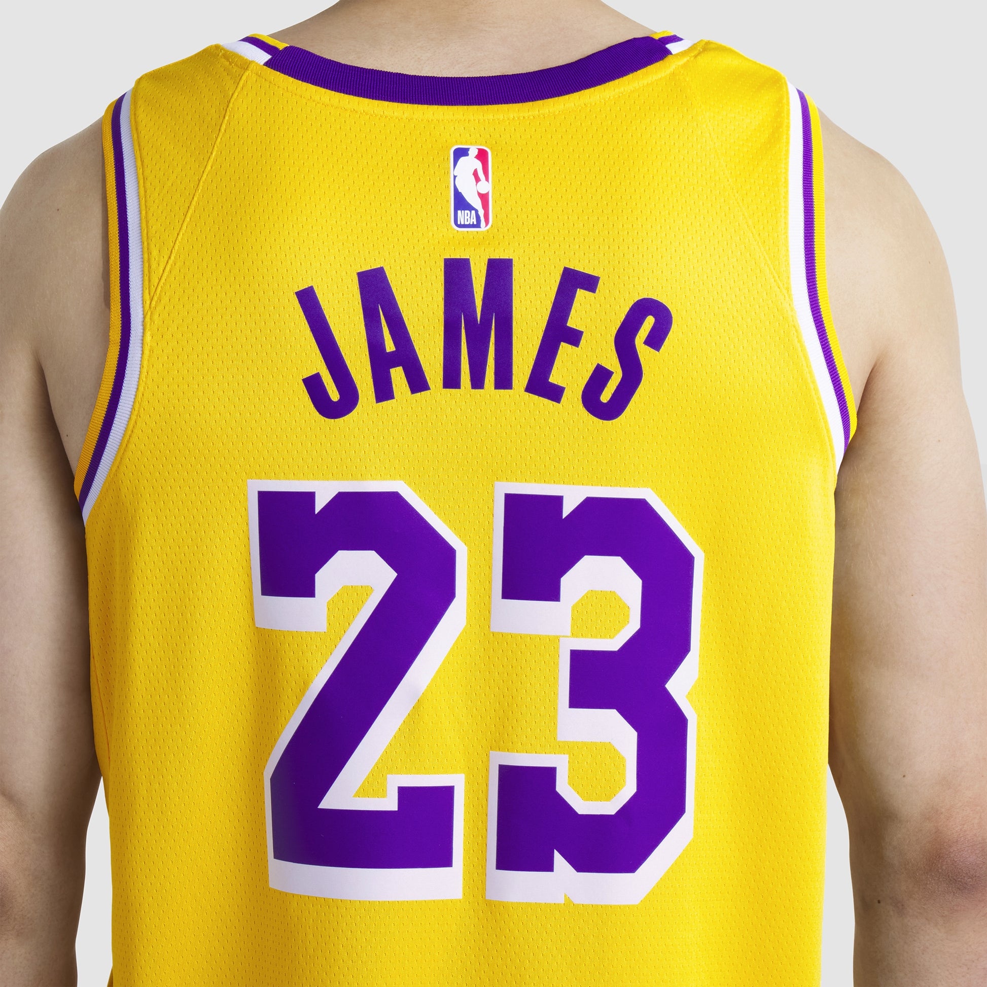 Unisex Los Angeles Lakers LeBron James Nike Gold Swingman Jersey - Icon Edition