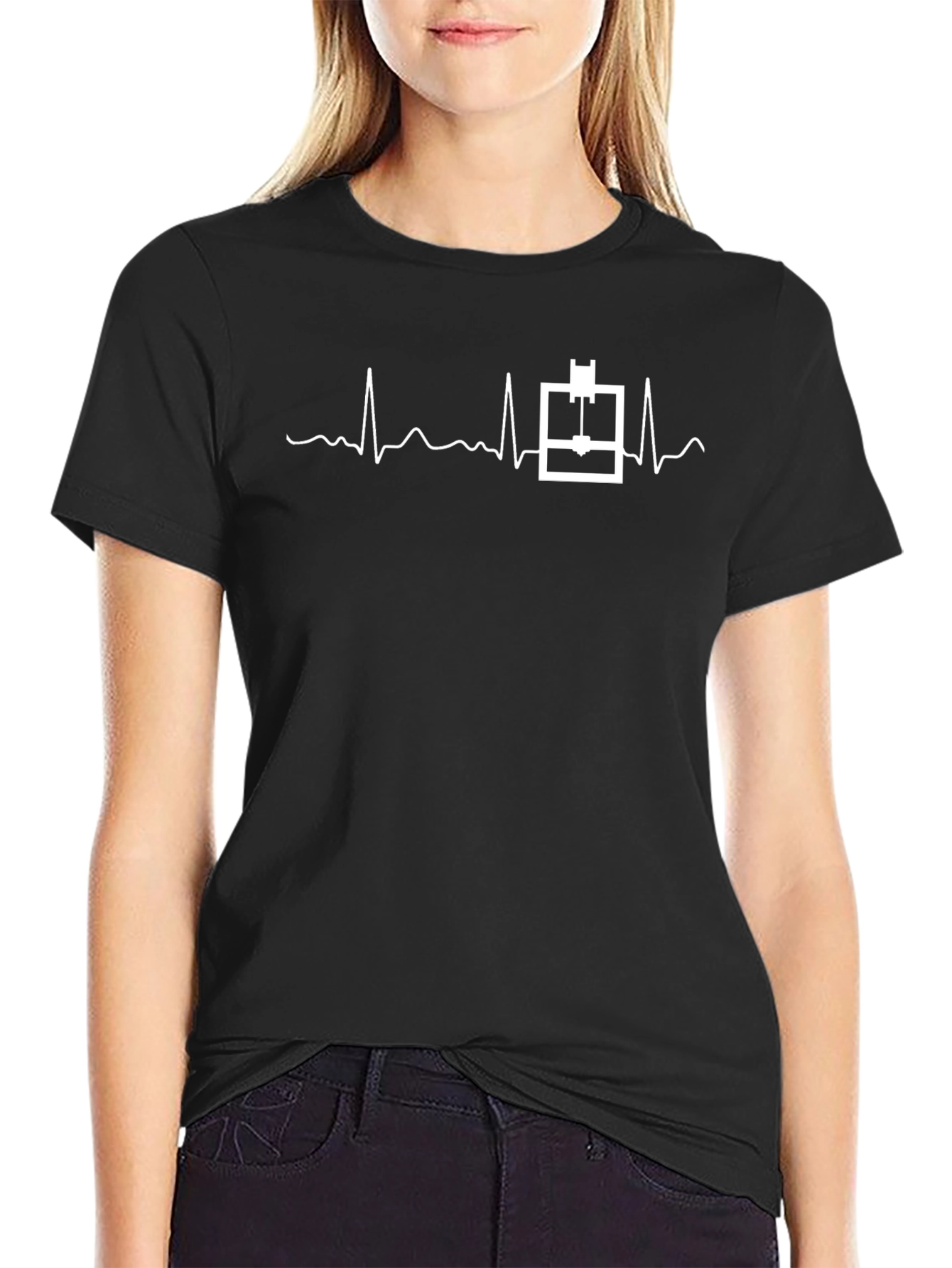3D Printing Heartbeat T-Shirt - Tech Enthusiast Tee