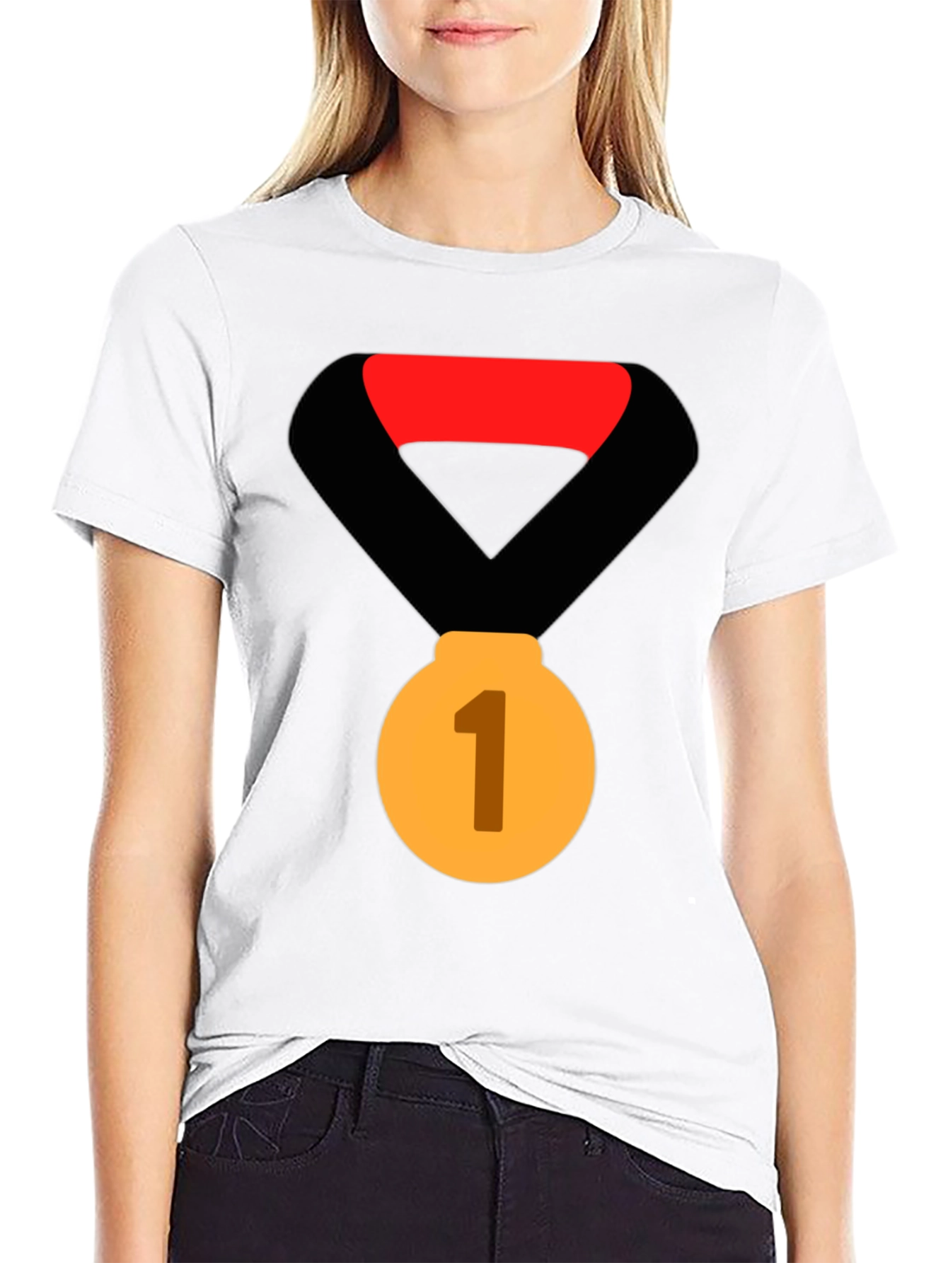 Champion Tee: First Place Gold Medal Graphic T-Shirt