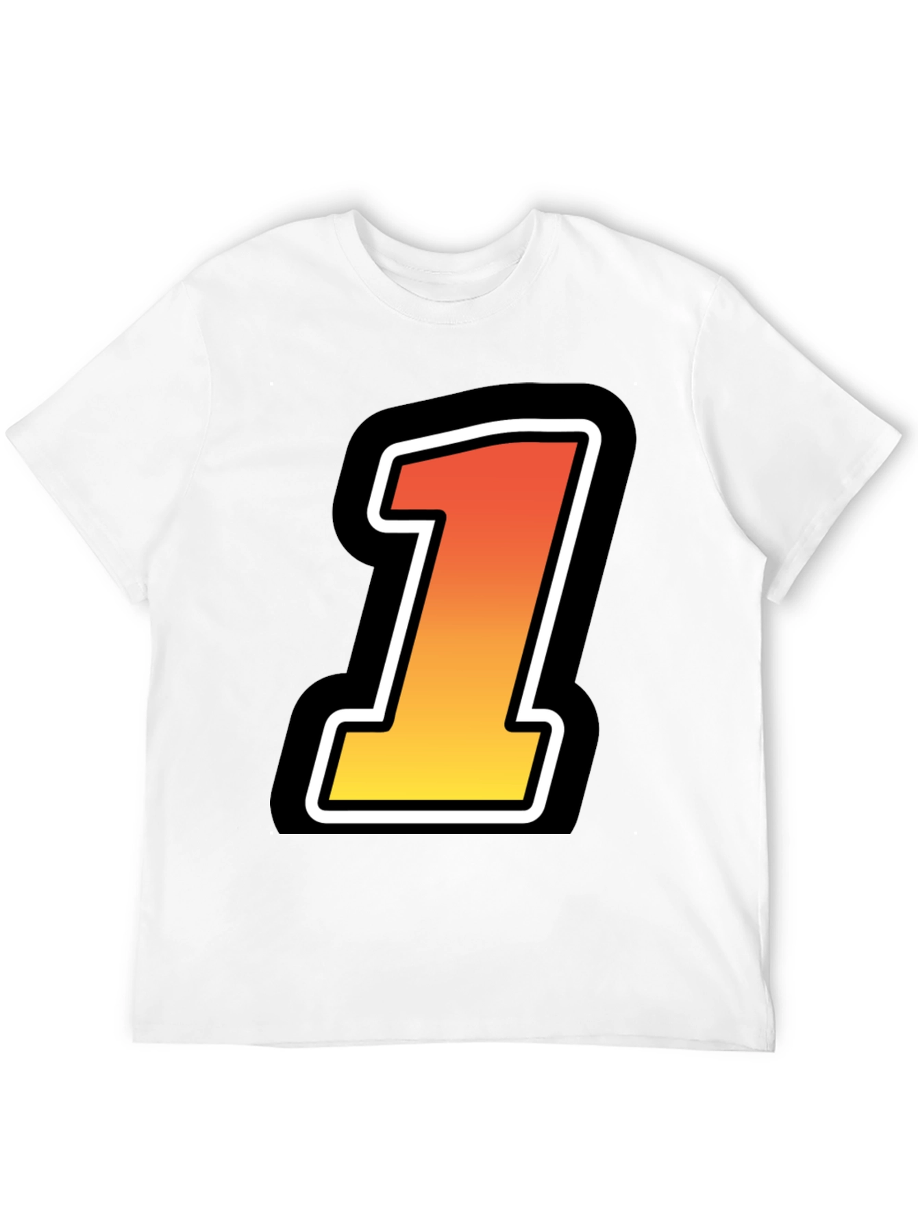 Bold Number One Graphic Tee
