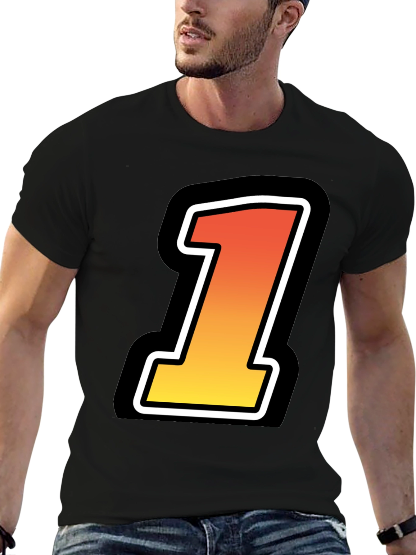 Bold Number One Graphic Tee