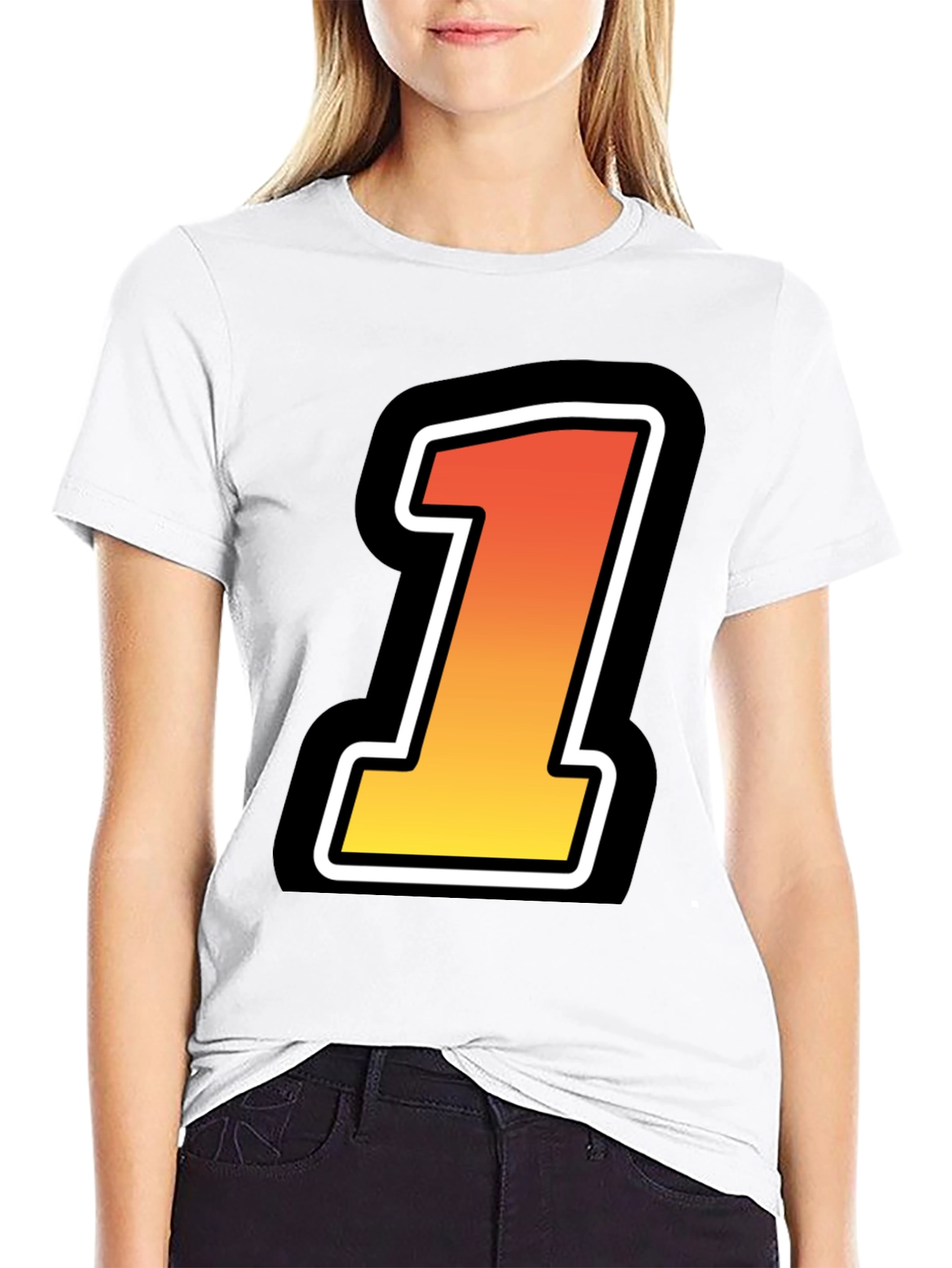 Bold Number One Graphic Tee
