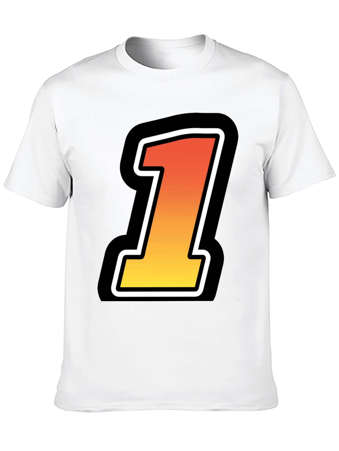 Bold Number One Graphic Tee