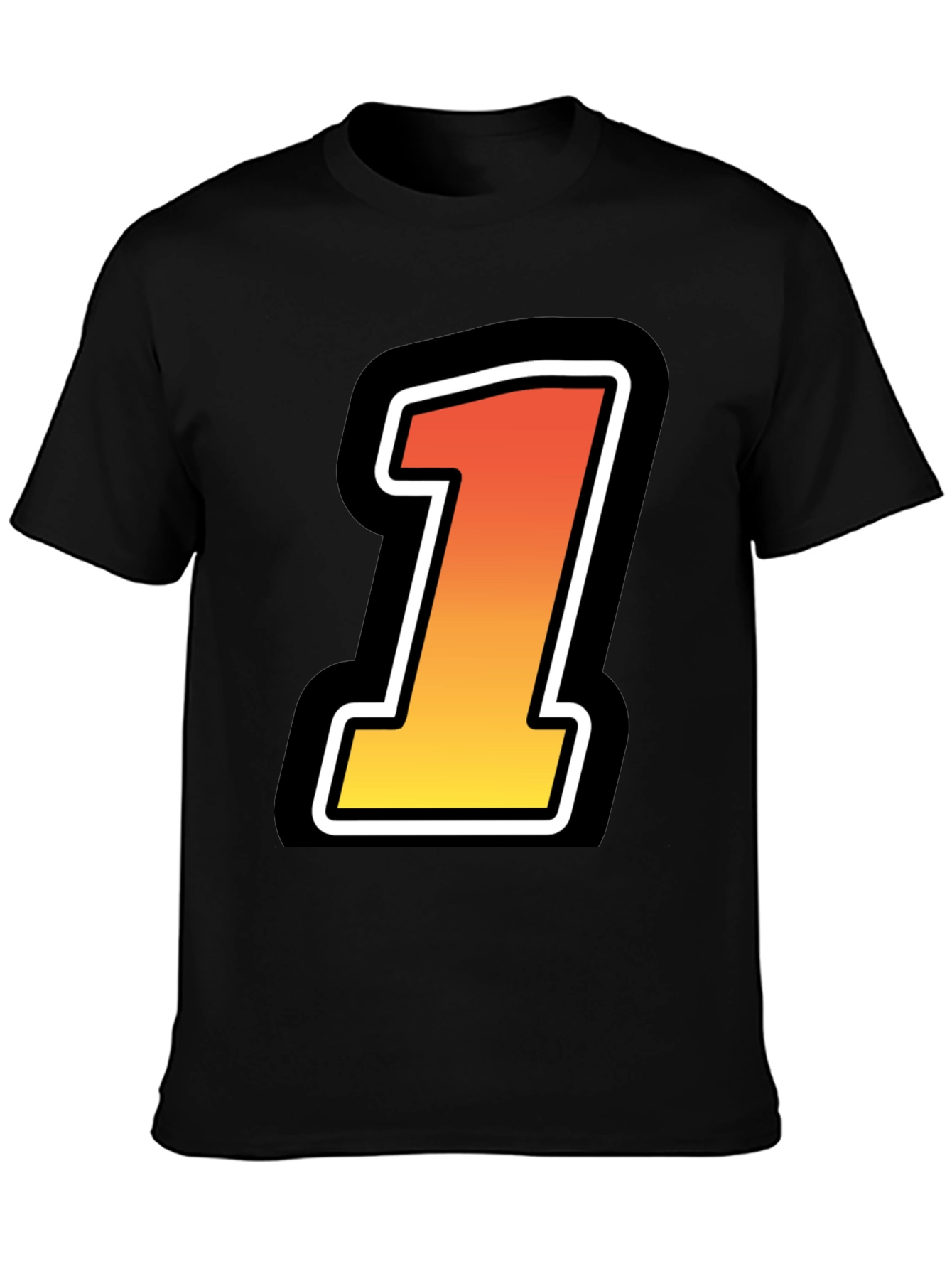 Bold Number One Graphic Tee