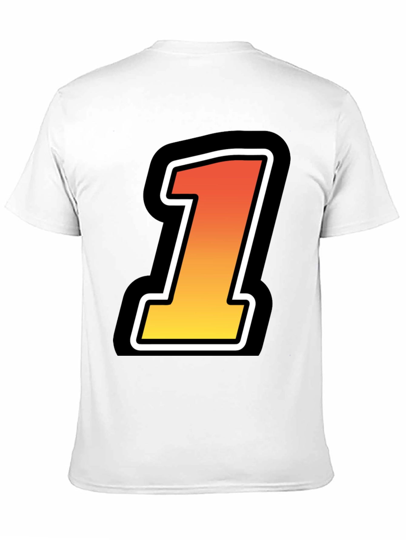 Bold Number One Graphic Tee