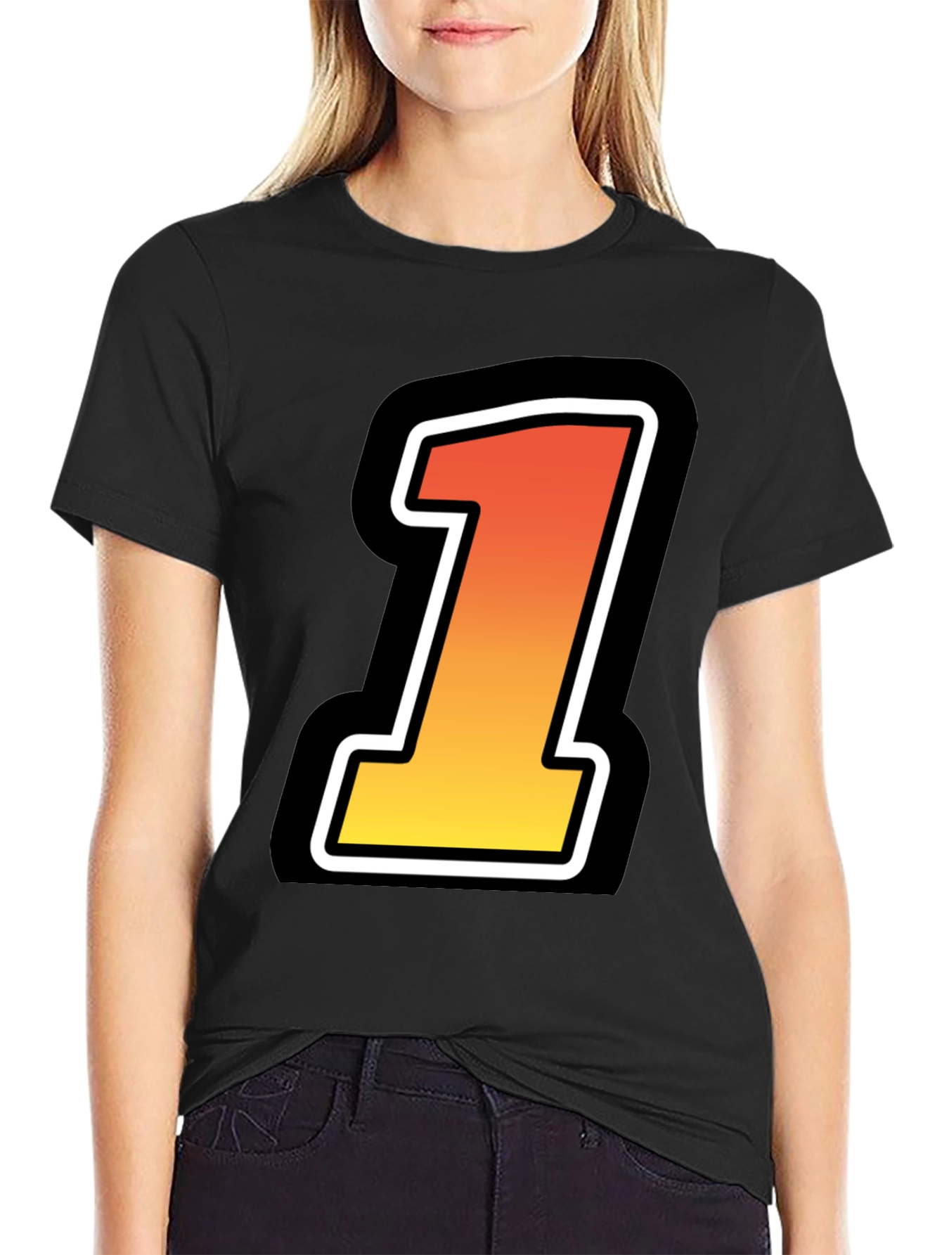 Bold Number One Graphic Tee