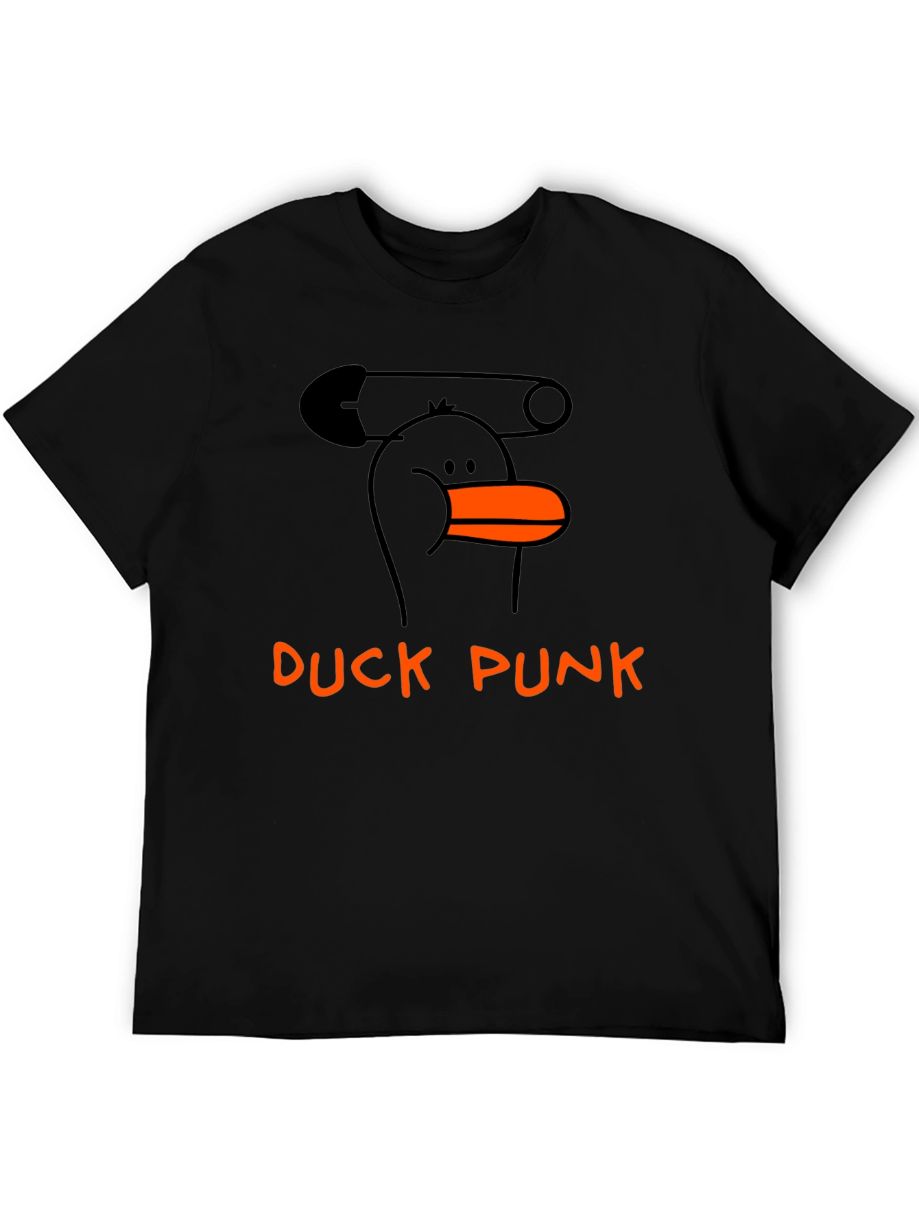 Duck Punk T-Shirt - Edgy Cartoon Style