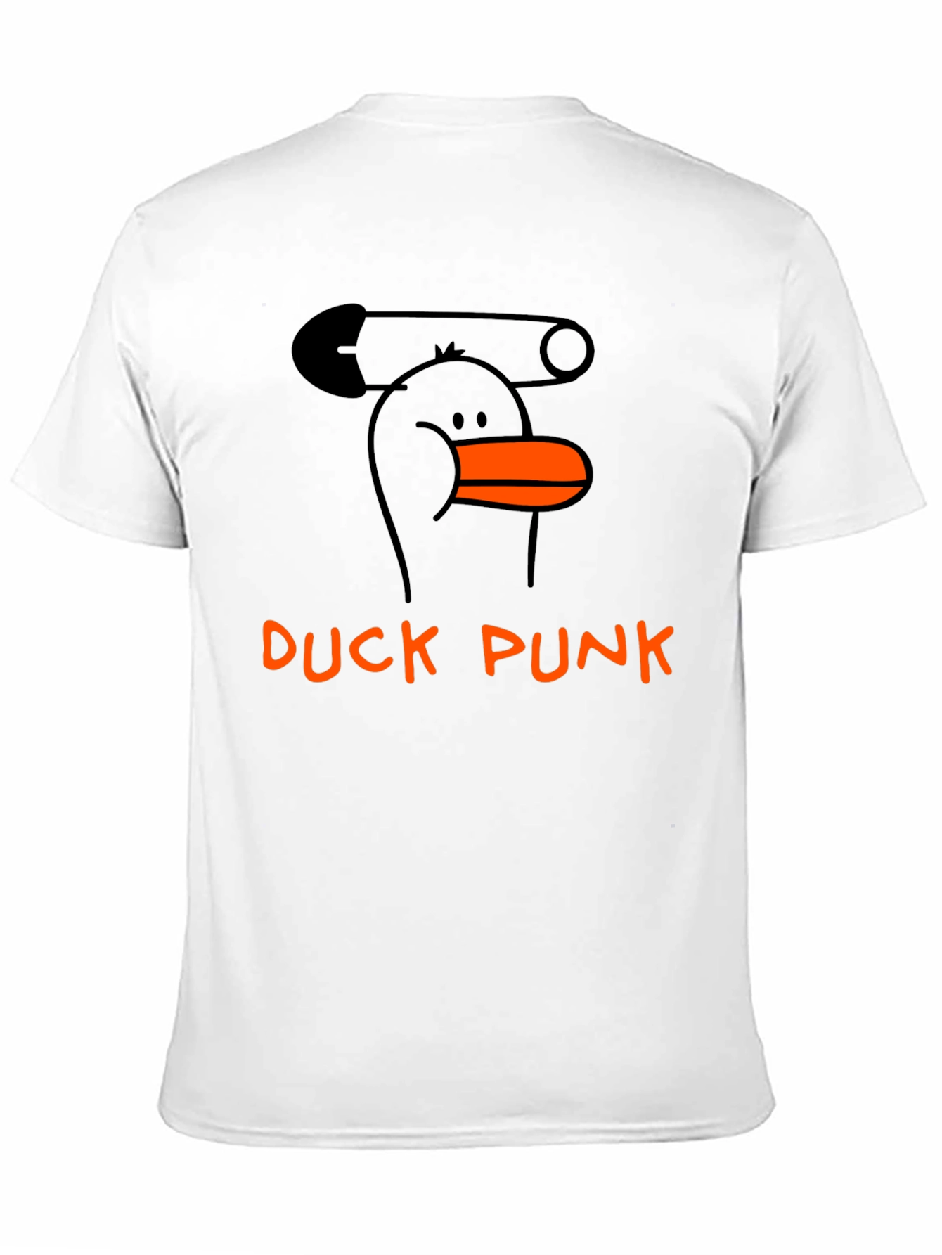 Duck Punk T-Shirt - Edgy Cartoon Style