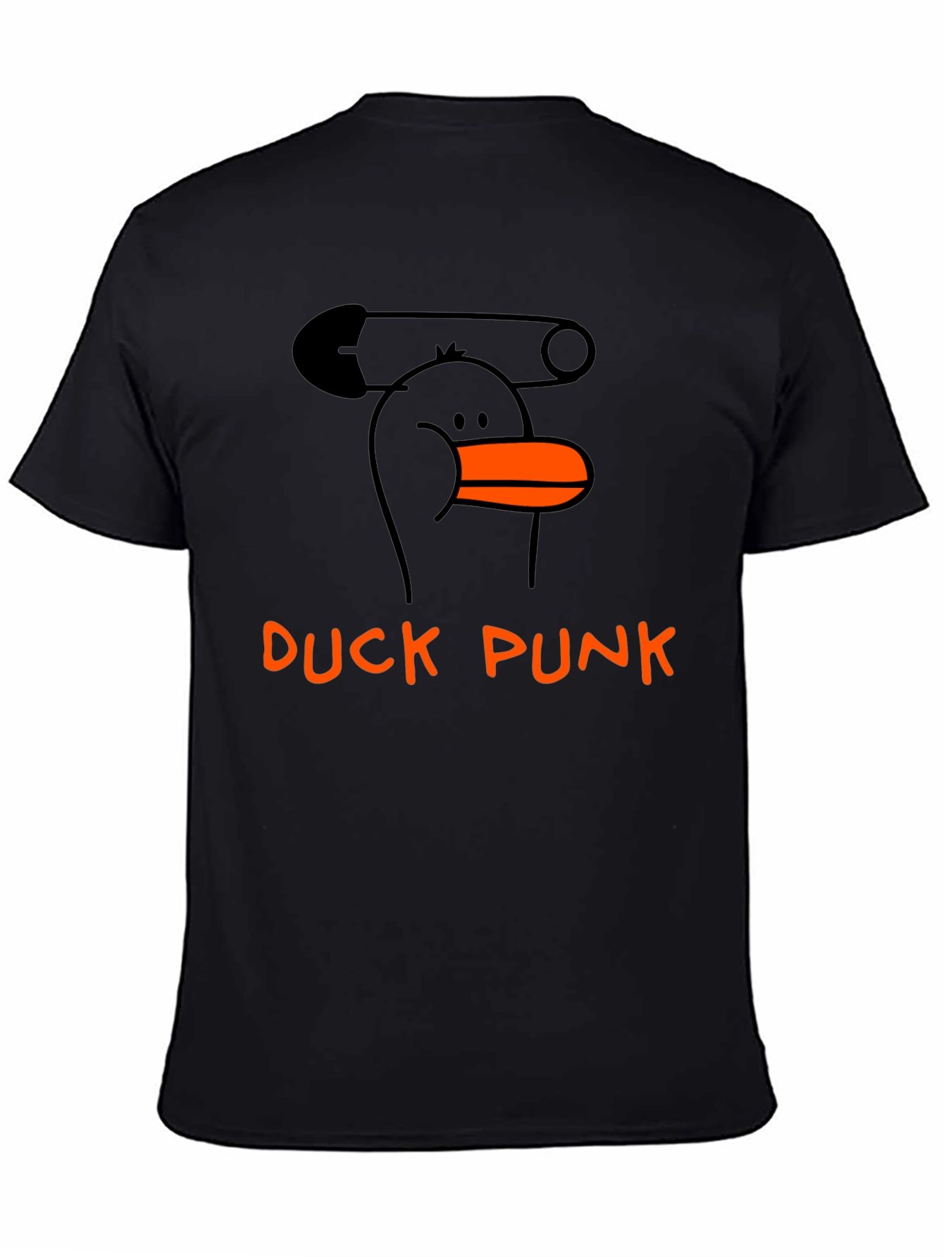 Duck Punk T-Shirt - Edgy Cartoon Style