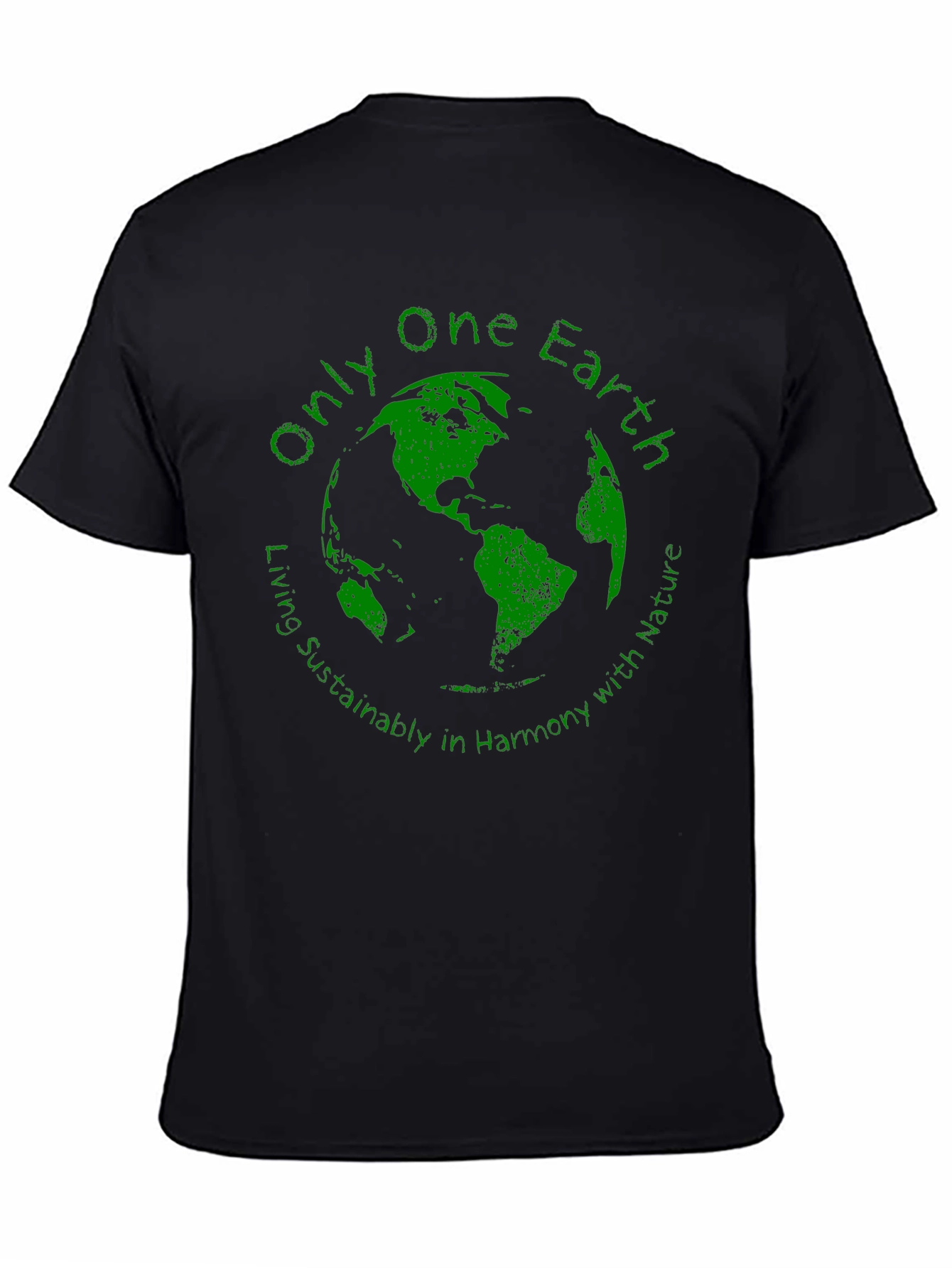 Eco-Friendly Only One Earth Graphic T-Shirt