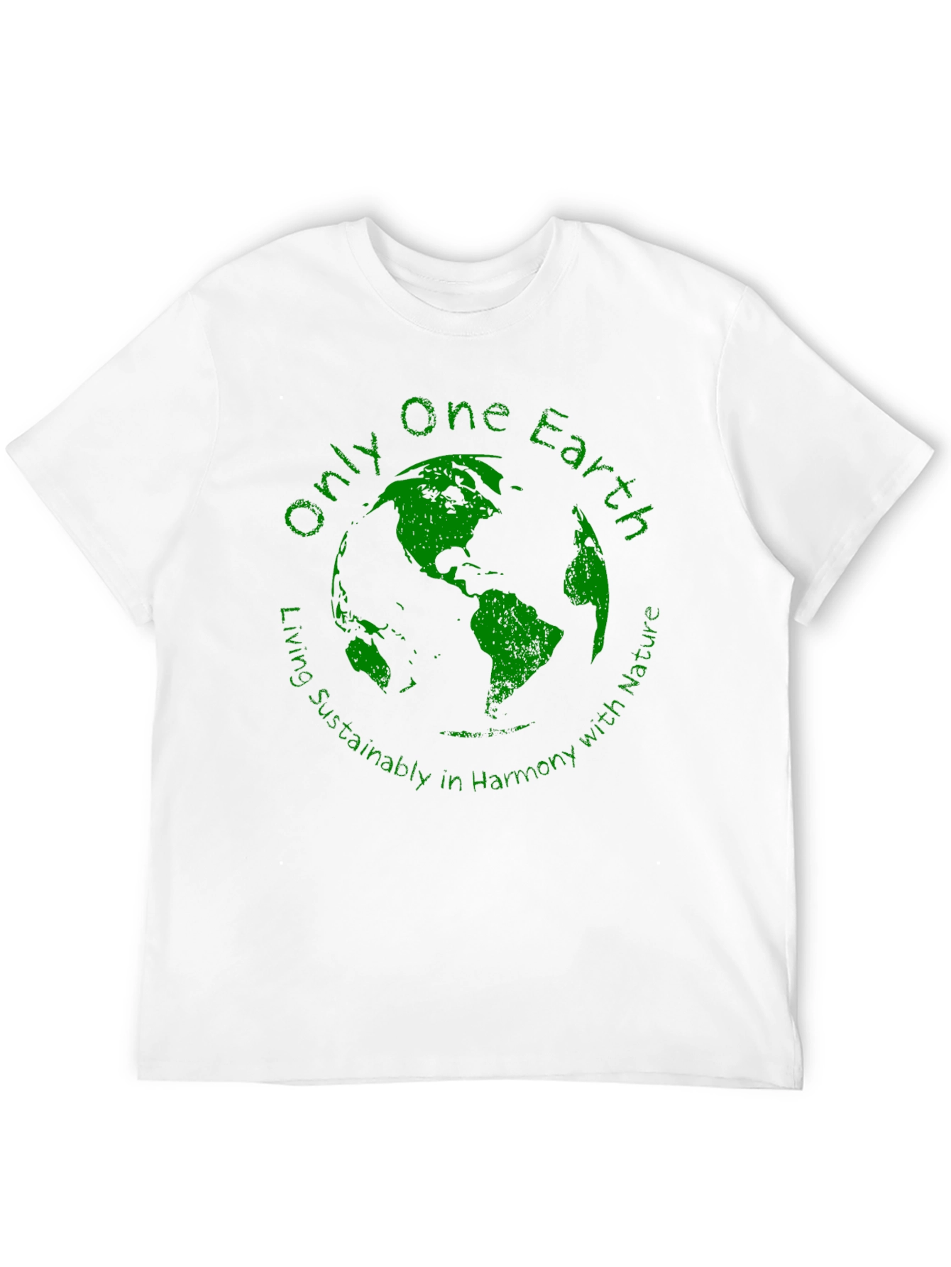 Eco-Friendly Only One Earth Graphic T-Shirt