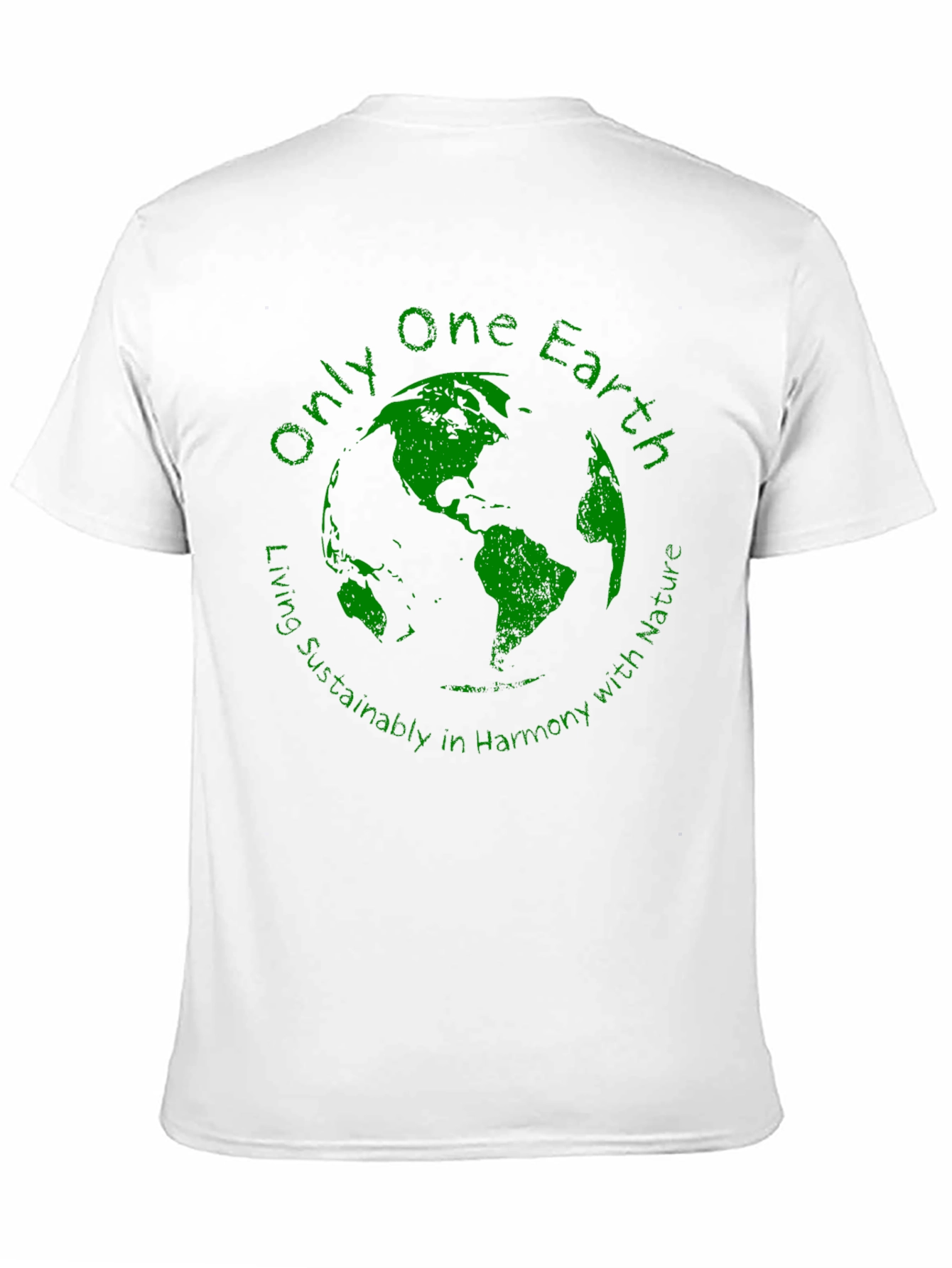 Eco-Friendly Only One Earth Graphic T-Shirt