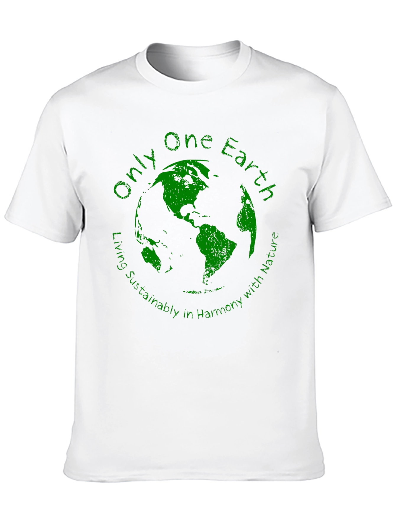 Eco-Friendly Only One Earth Graphic T-Shirt