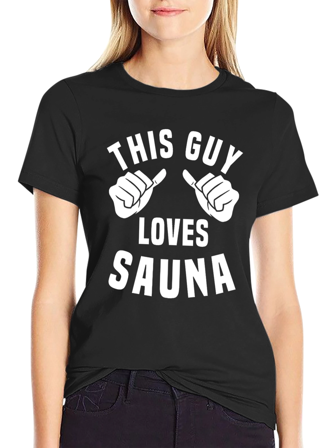 This Guy Loves Sauna T-Shirt - Funny Sauna Gift