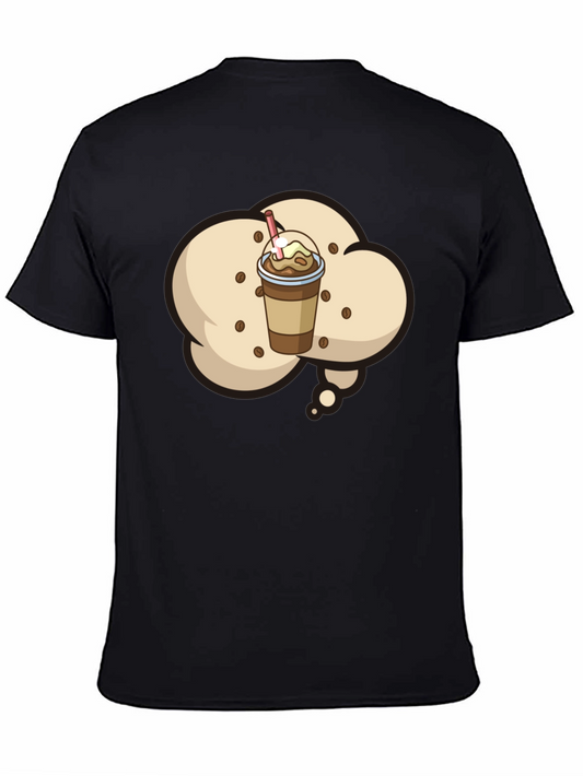 Coffee Frappe T-Shirt - Black Graphic Tee