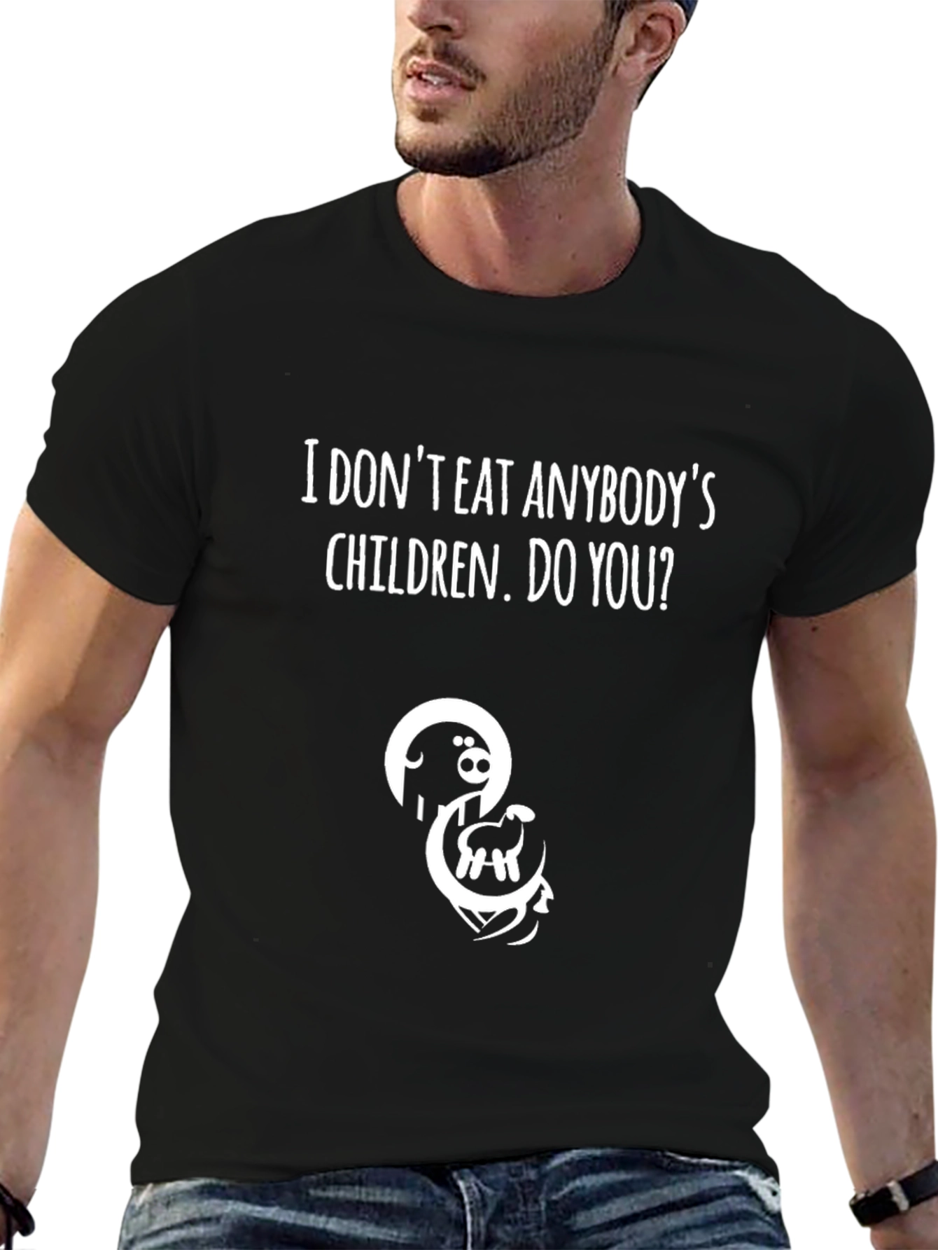 Vegan T-Shirt - I Dont Eat Anybodys Children