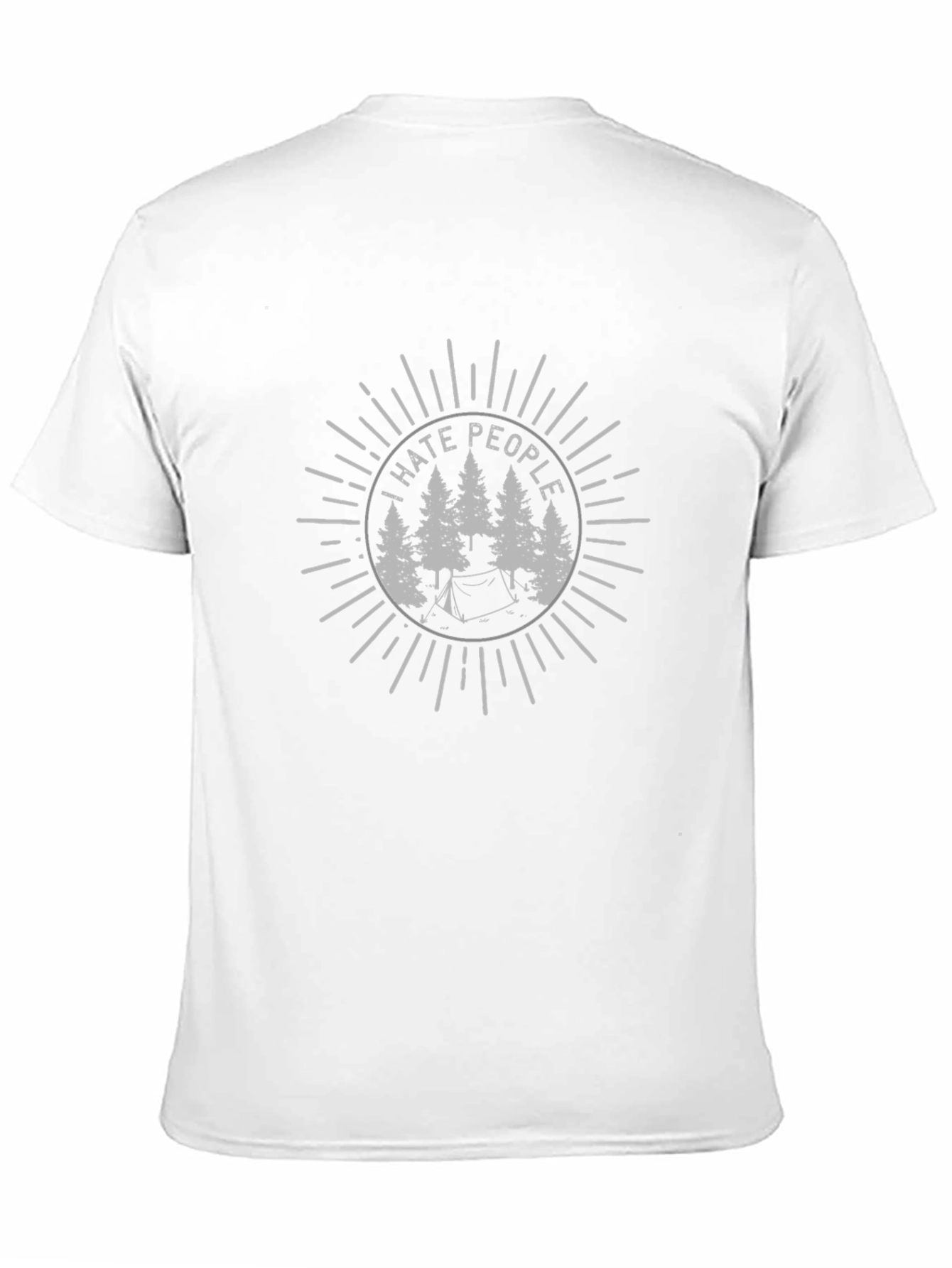 I Hate People Camping T-Shirt - Unisex Tee