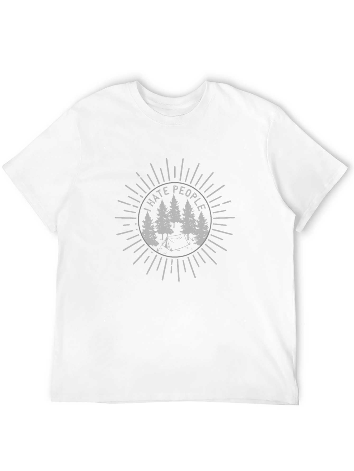 I Hate People Camping T-Shirt - Unisex Tee