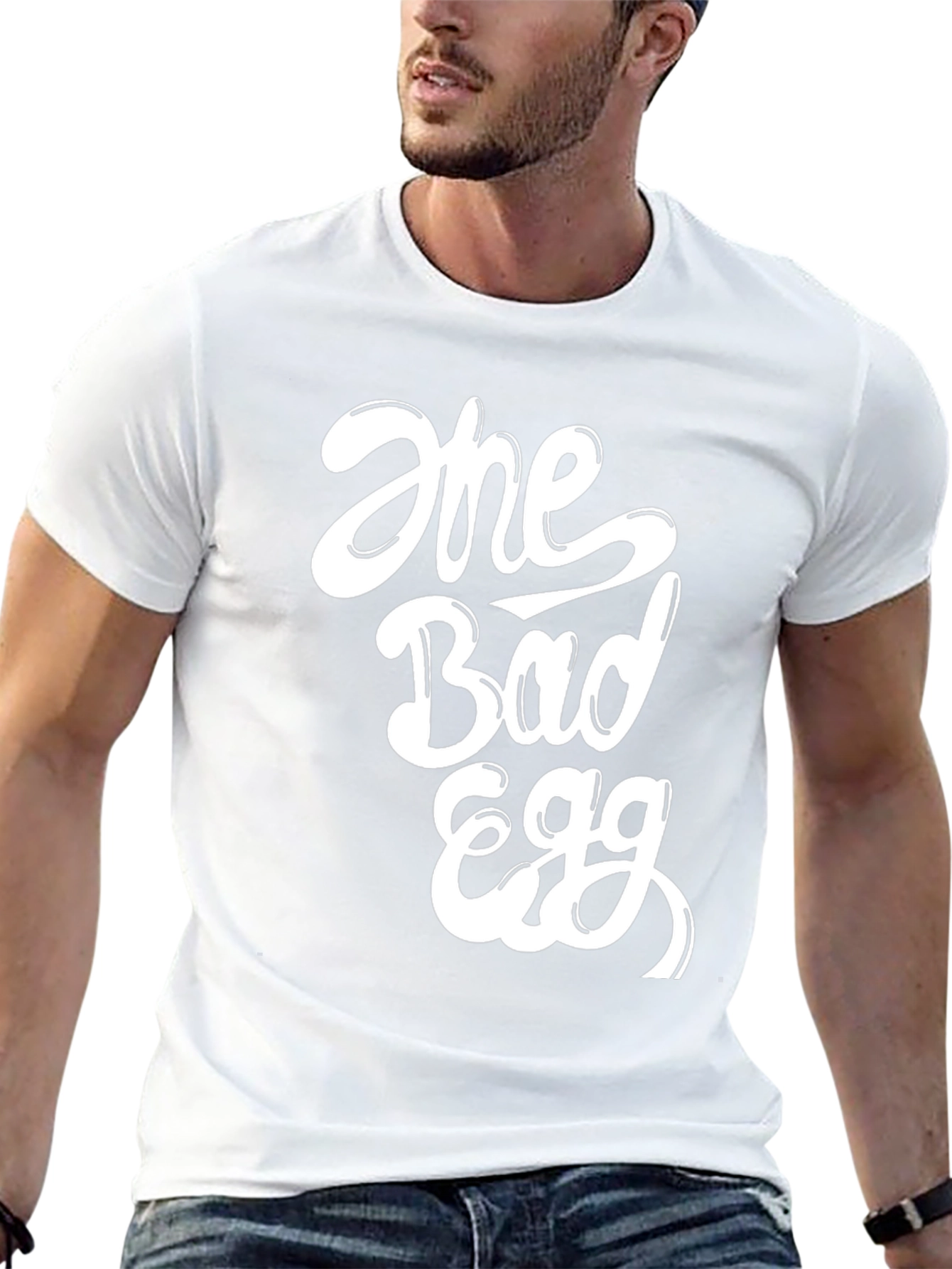One Bad Egg Graphic T-Shirt - Bold Statement Tee
