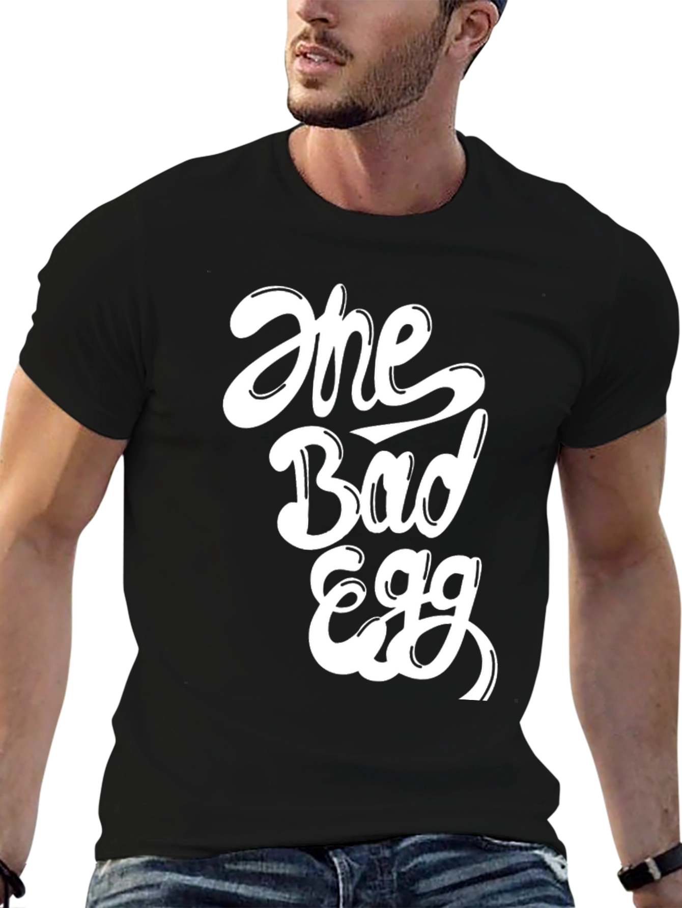 One Bad Egg Graphic T-Shirt - Bold Statement Tee