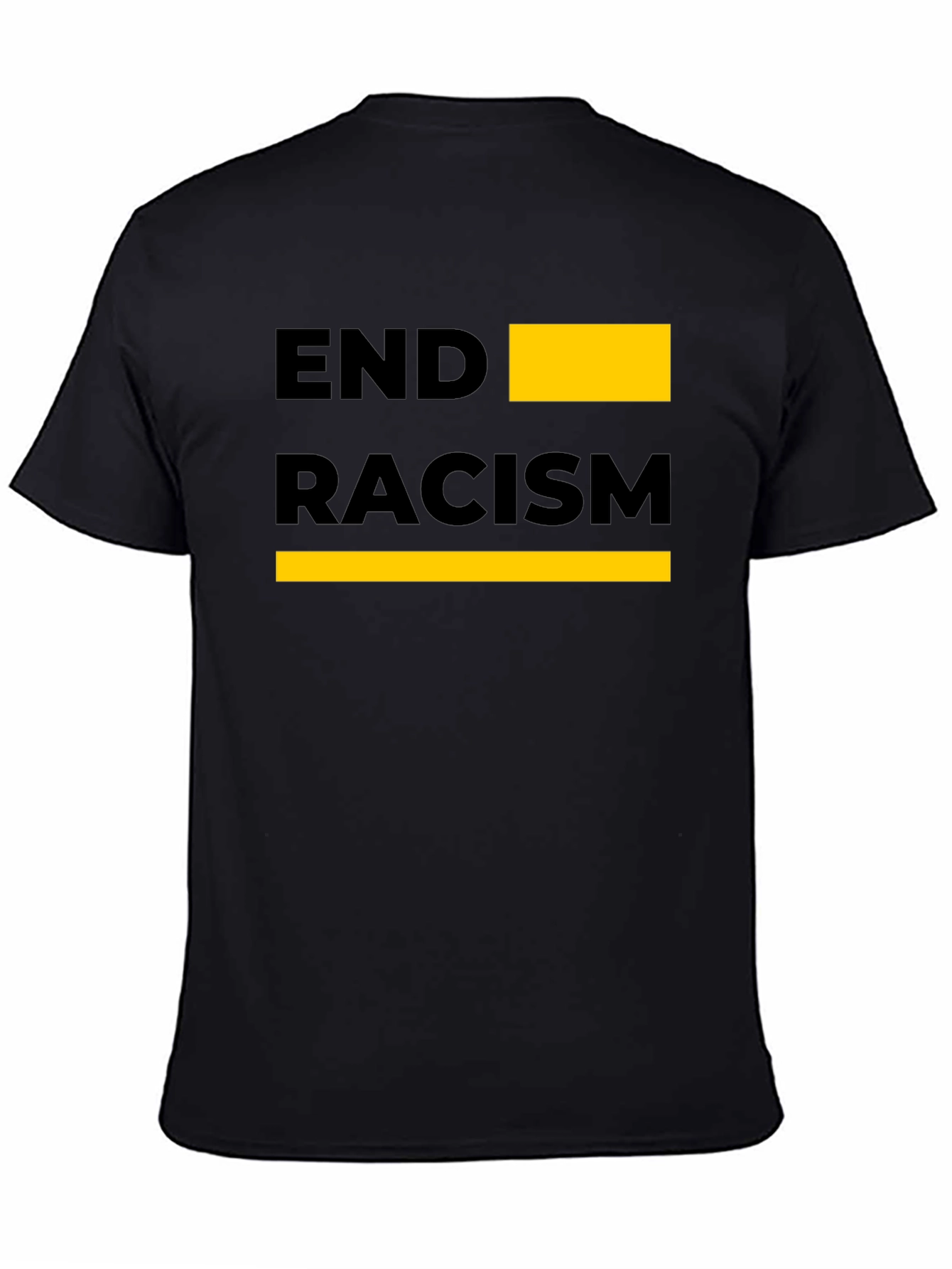 End Racism Graphic Tee - Black Unisex T-Shirt