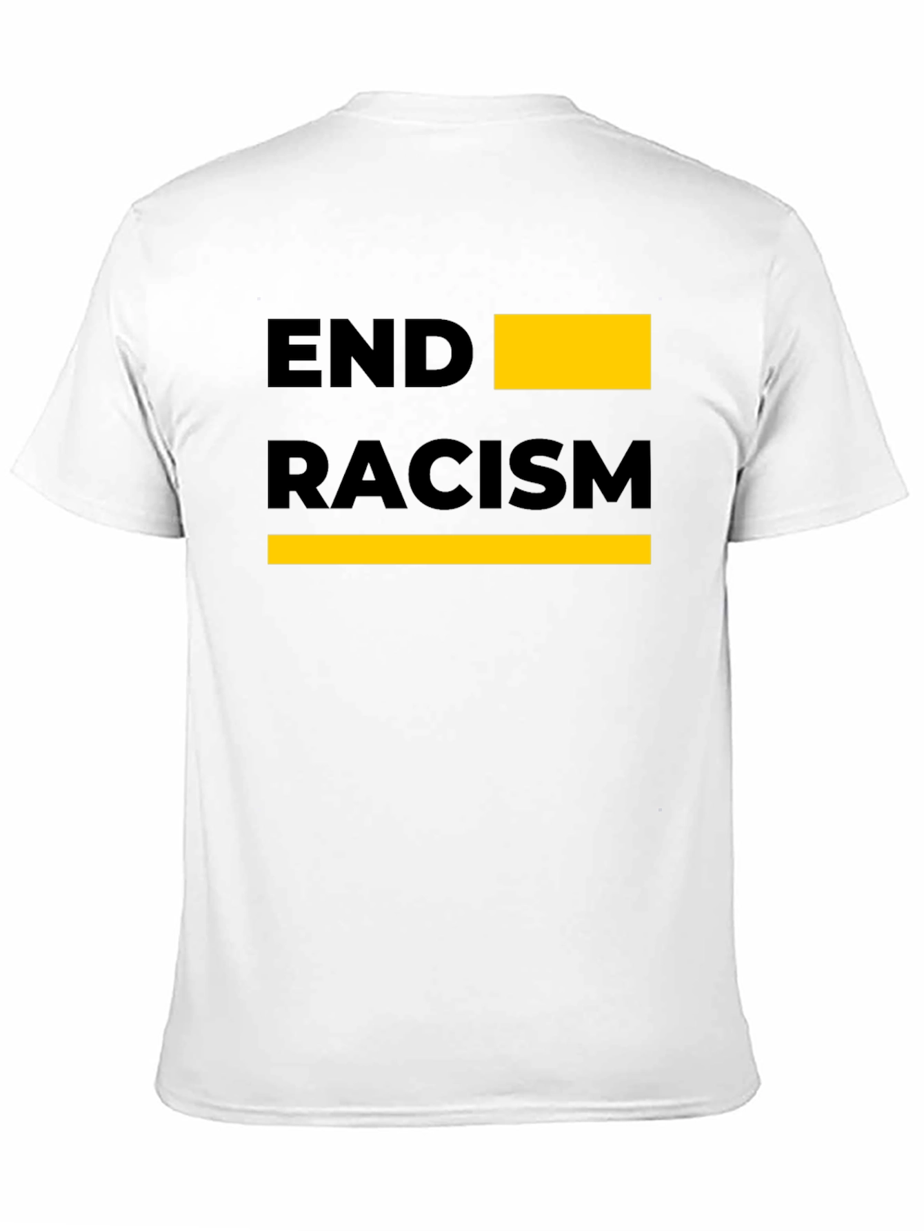 End Racism Graphic Tee - Black Unisex T-Shirt