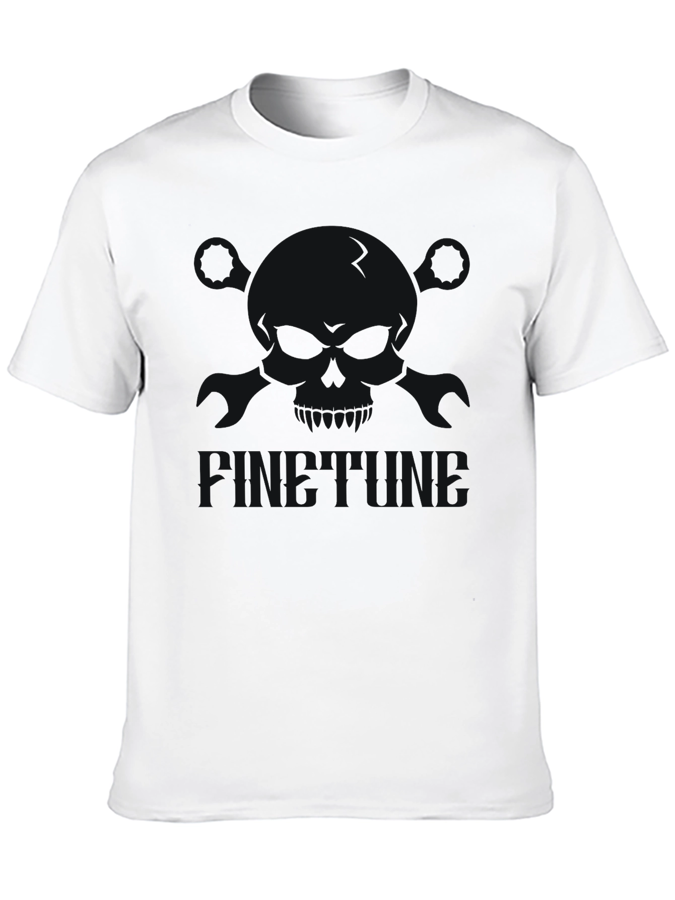 Mens Black Graphic Tee - Casual Comfort