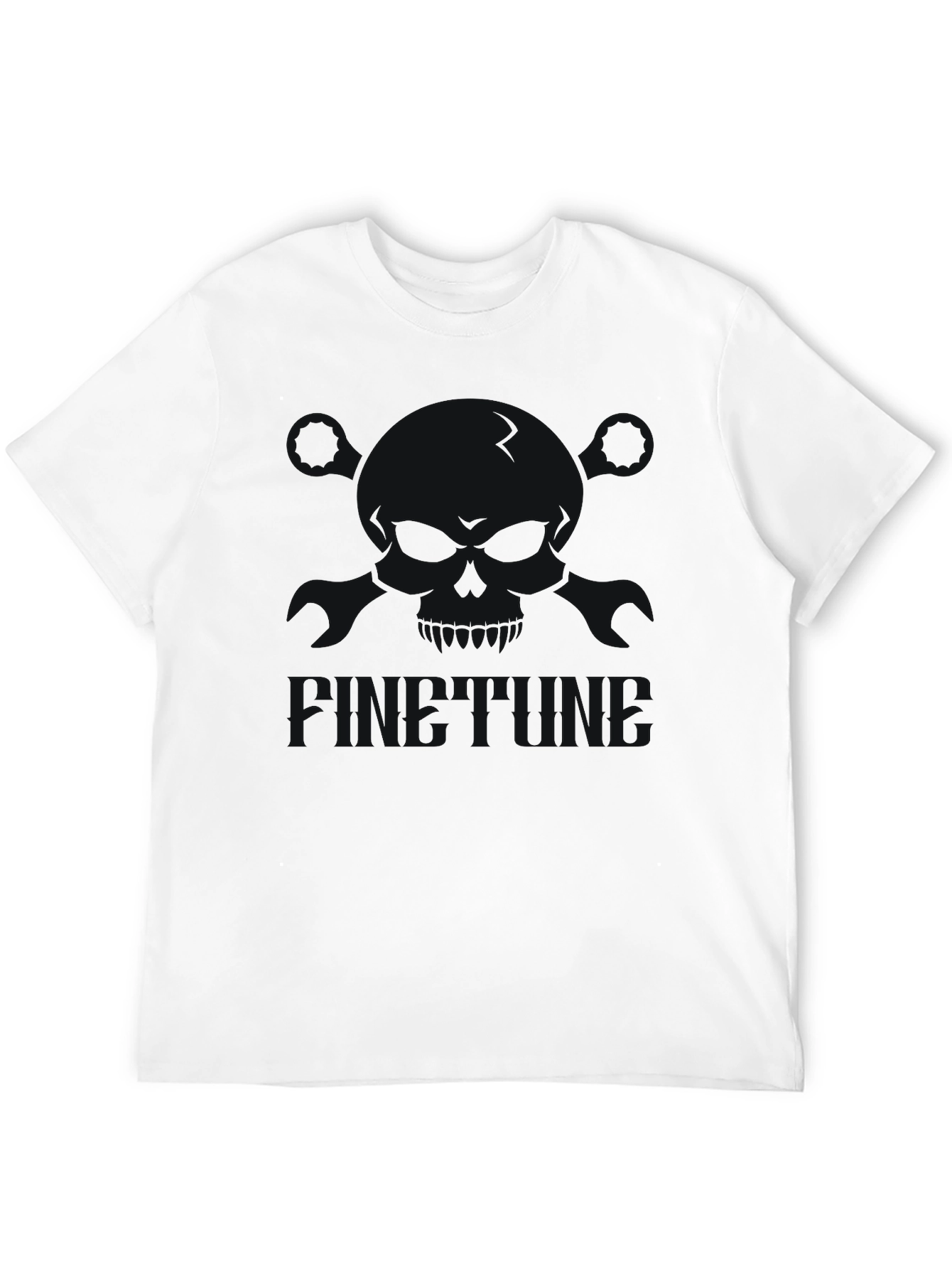 Mens Black Graphic Tee - Casual Comfort
