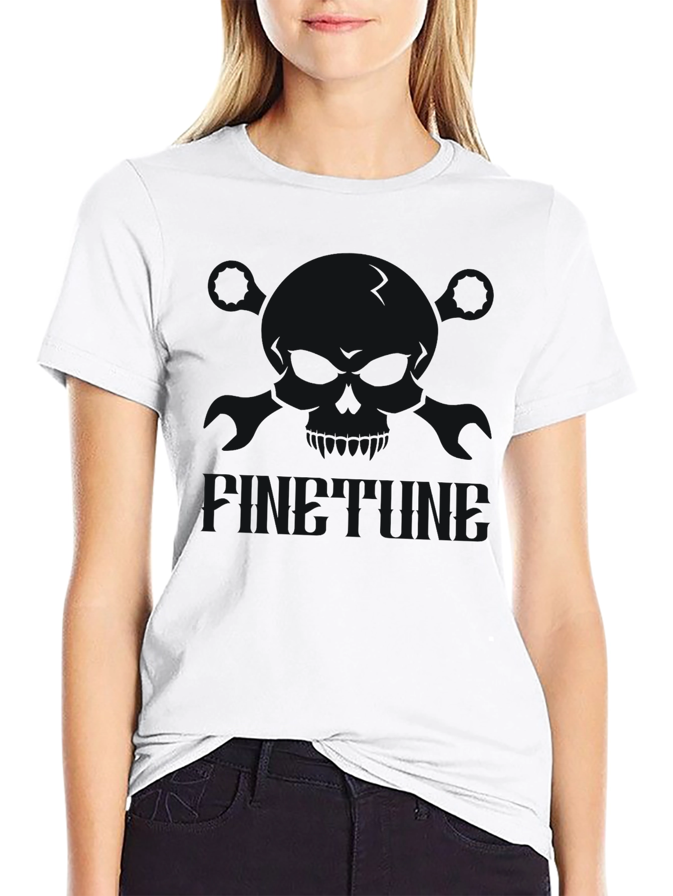 Mens Black Graphic Tee - Casual Comfort