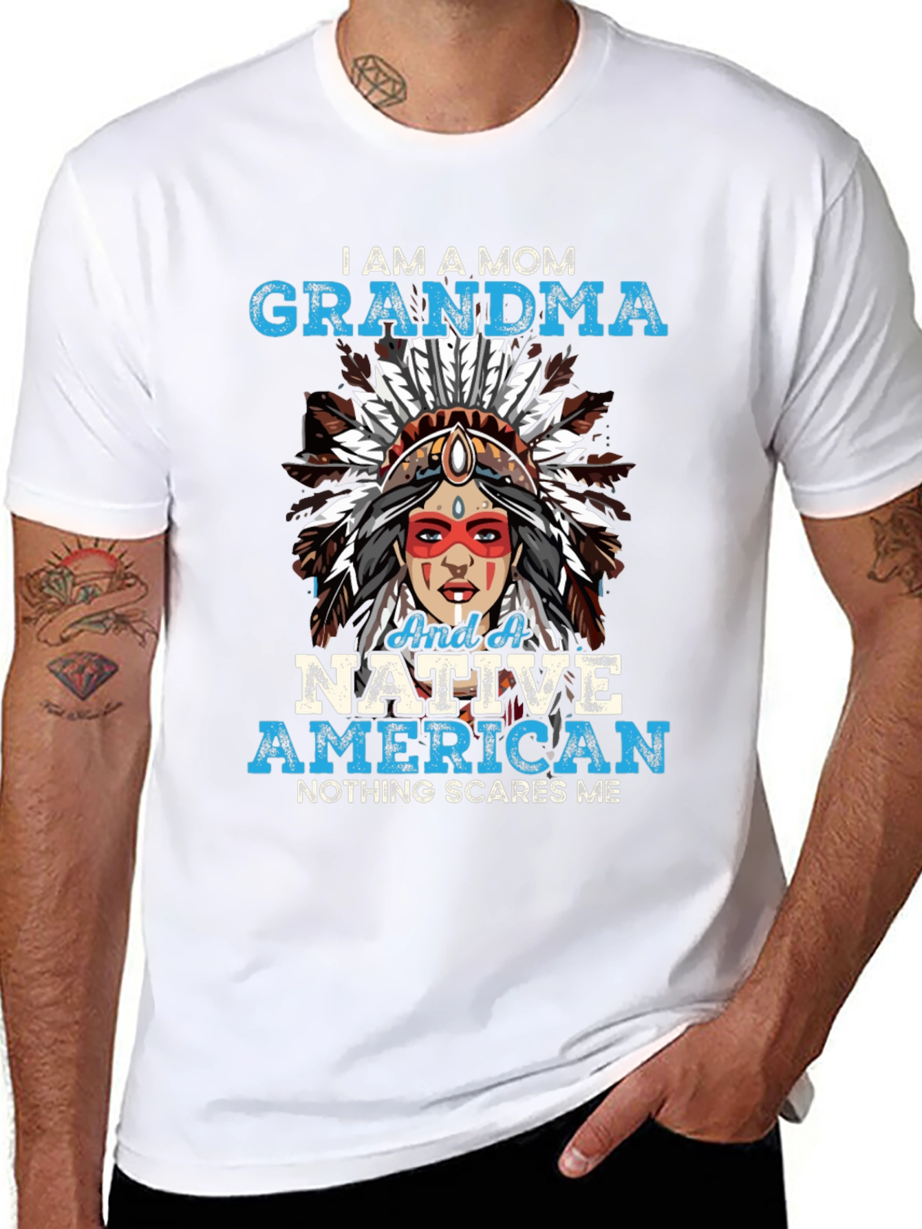 I am a Mom Grandma Native American T-Shirt