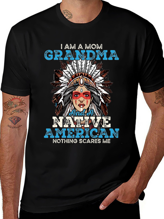 I am a Mom Grandma Native American T-Shirt