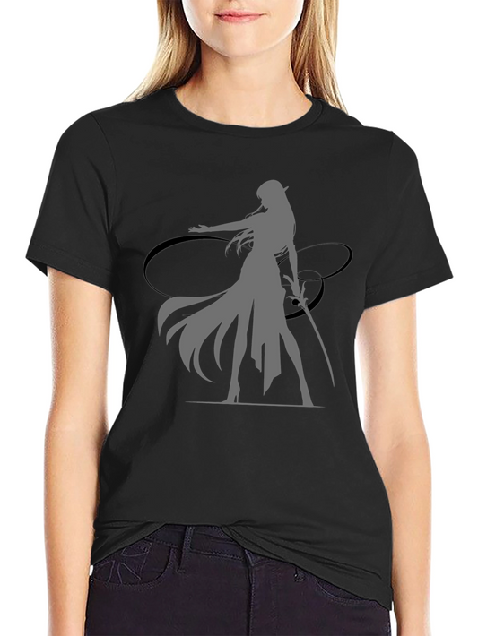 Fantasy Warrior Graphic Black T-Shirt