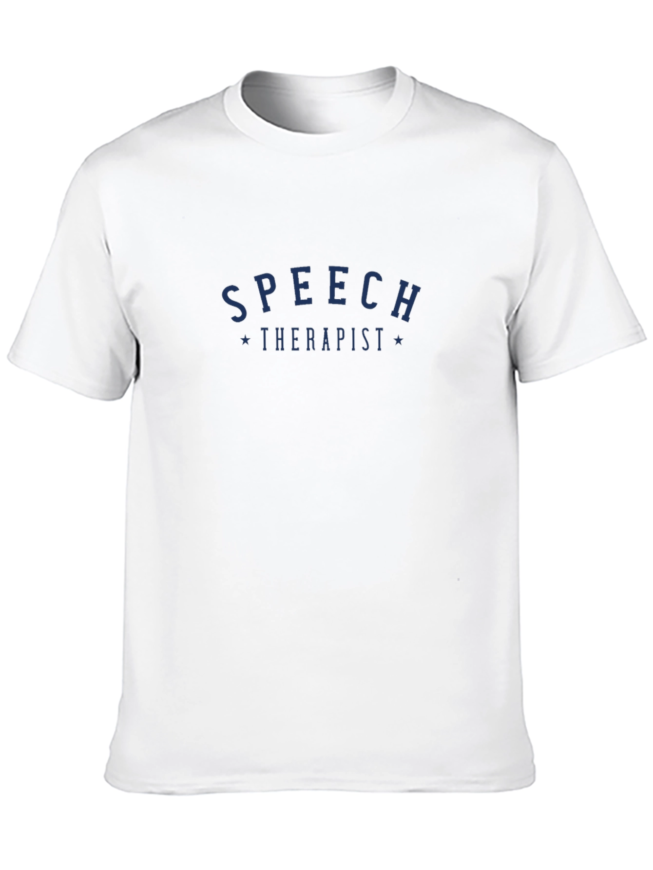Speech Therapist T-Shirt - Navy Blue Text
