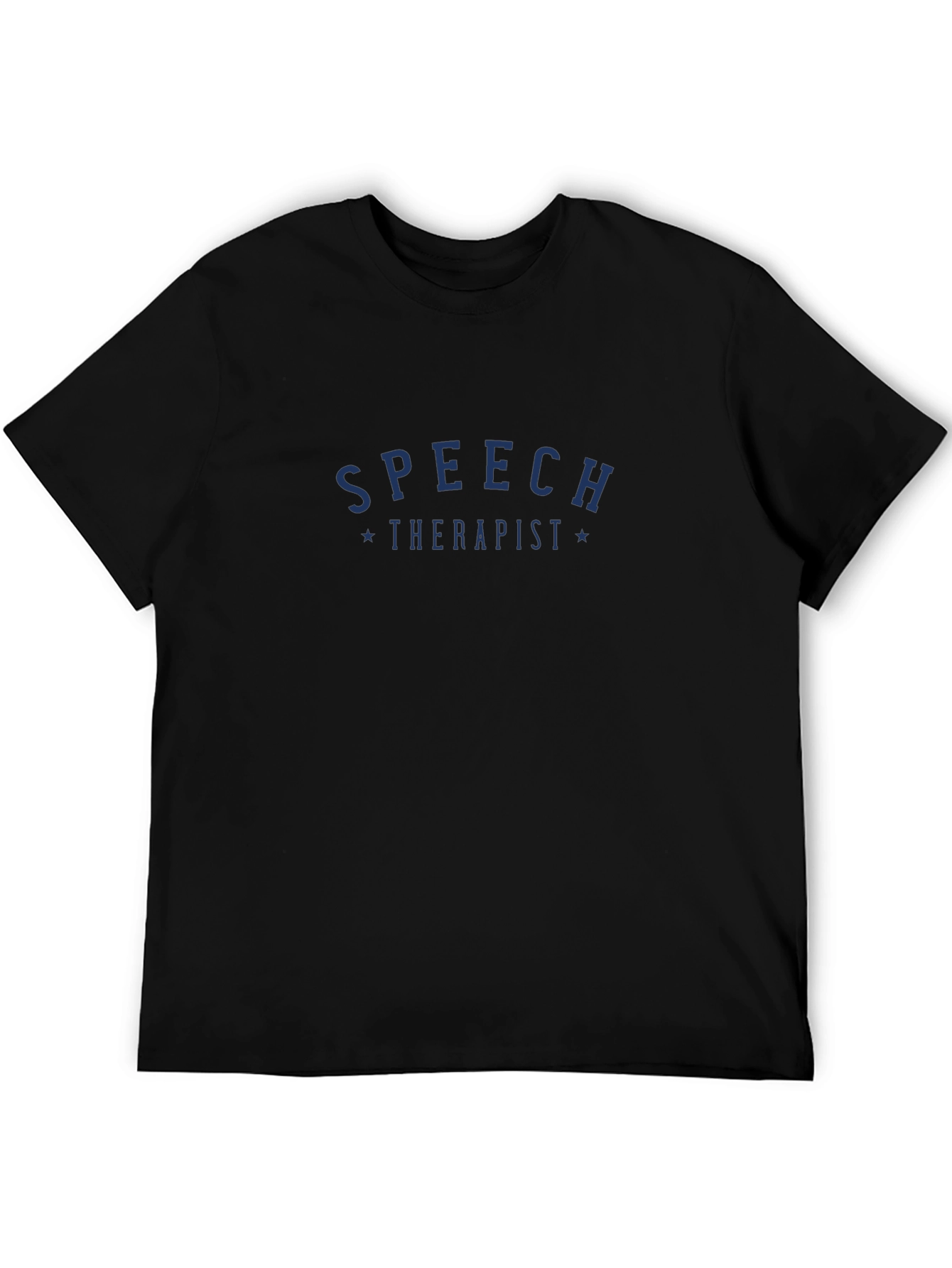 Speech Therapist T-Shirt - Navy Blue Text