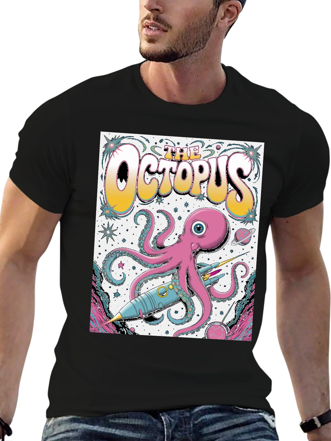 The Octopus Graphic T-Shirt - Space Adventure Tee