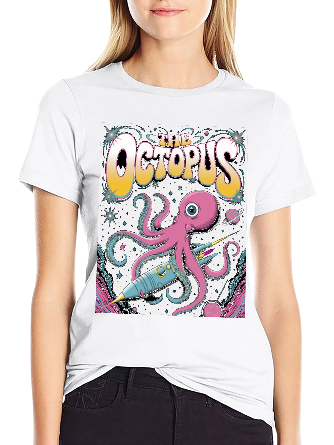 The Octopus Graphic T-Shirt - Space Adventure Tee