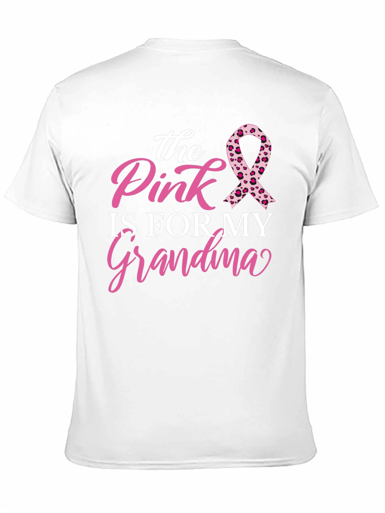 Pink is for My Grandma Cancer Awareness T-Shirt