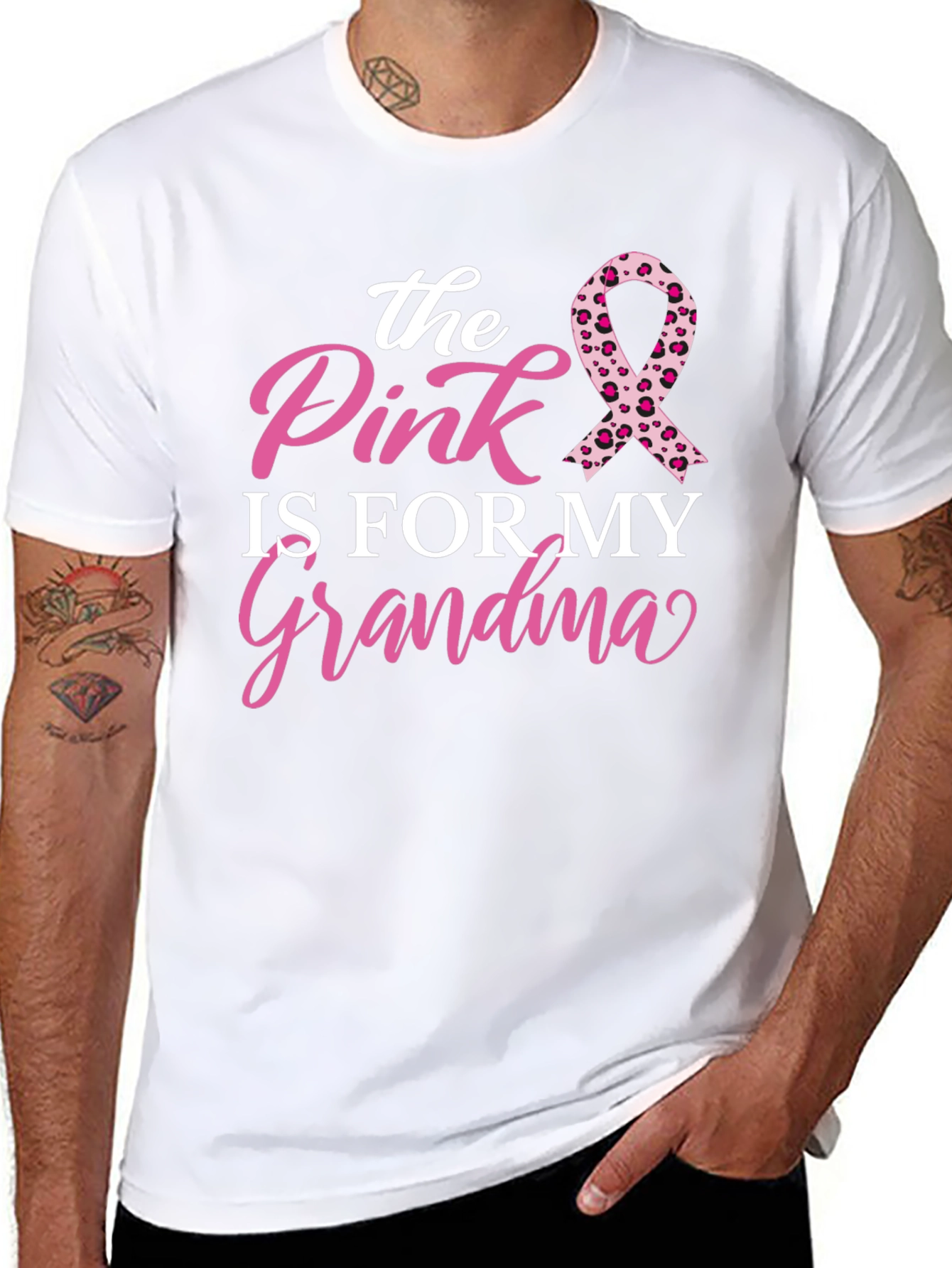 Pink is for My Grandma Cancer Awareness T-Shirt