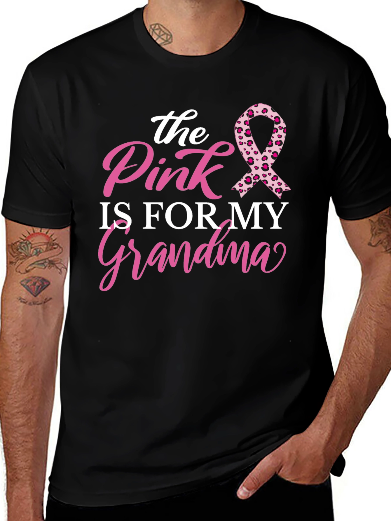 Pink is for My Grandma Cancer Awareness T-Shirt