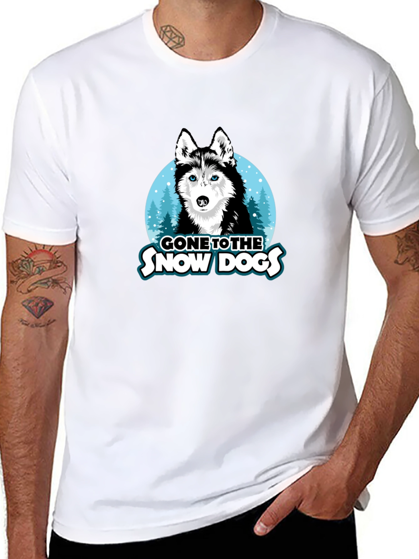Gone to the Snow Dogs T-Shirt