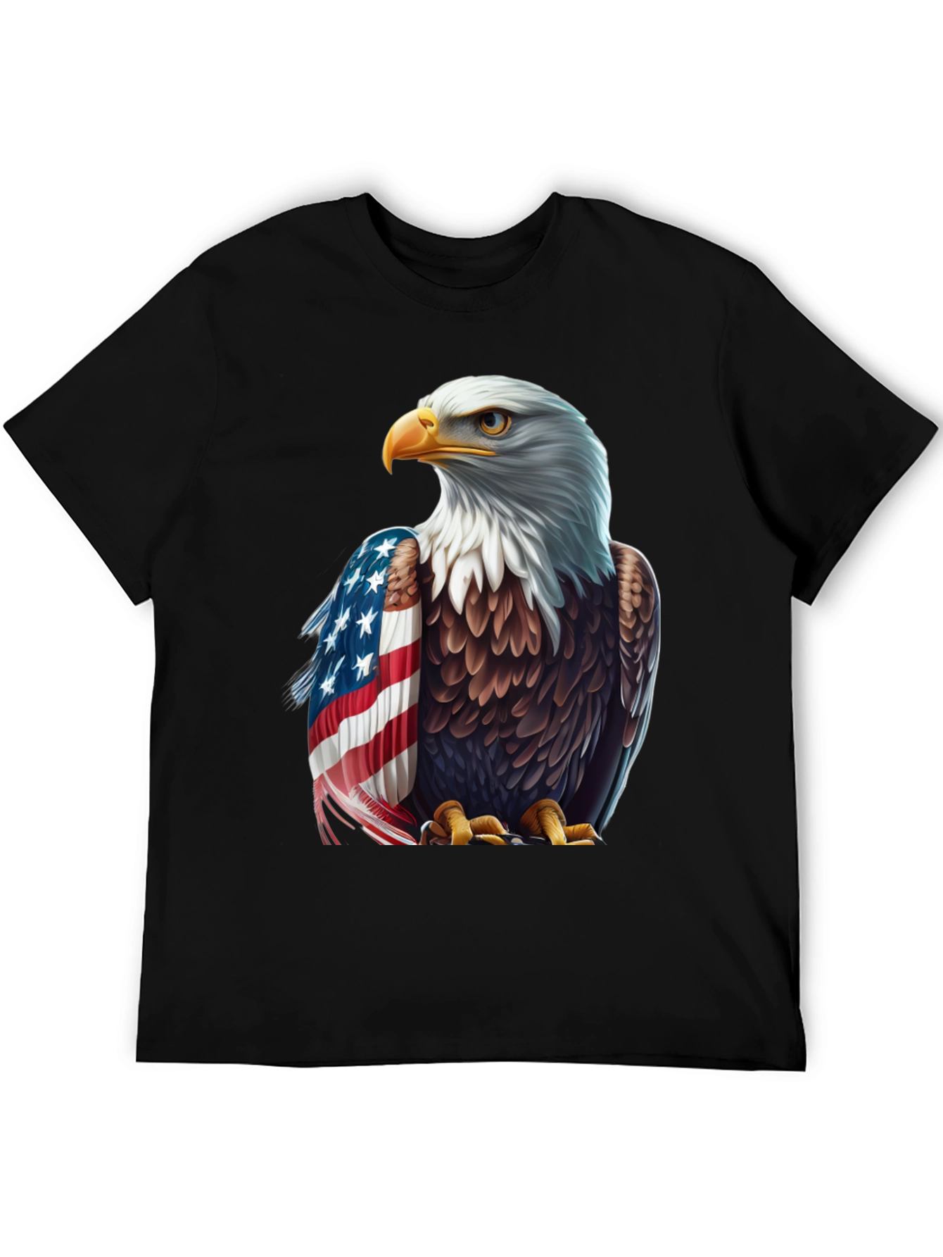Patriotic Eagle Graphic Tee - American Pride